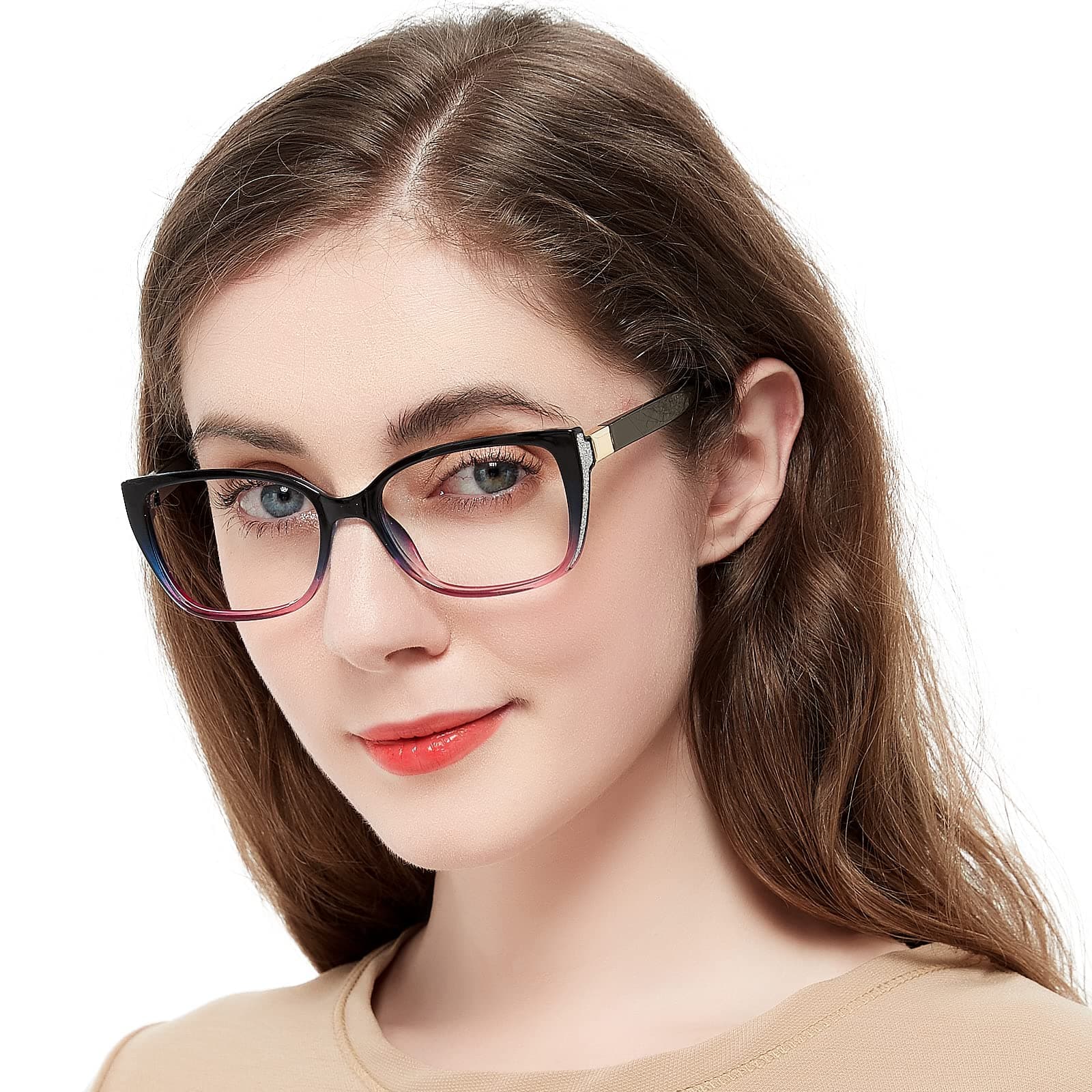 OCCI CHIARI Reading Glasses For Women Wide Square Reader 1.0 1.5 2.0 2.5 3.0 3.5 4.0 5.0 6.0 1.25 1.75 2.25 2.75