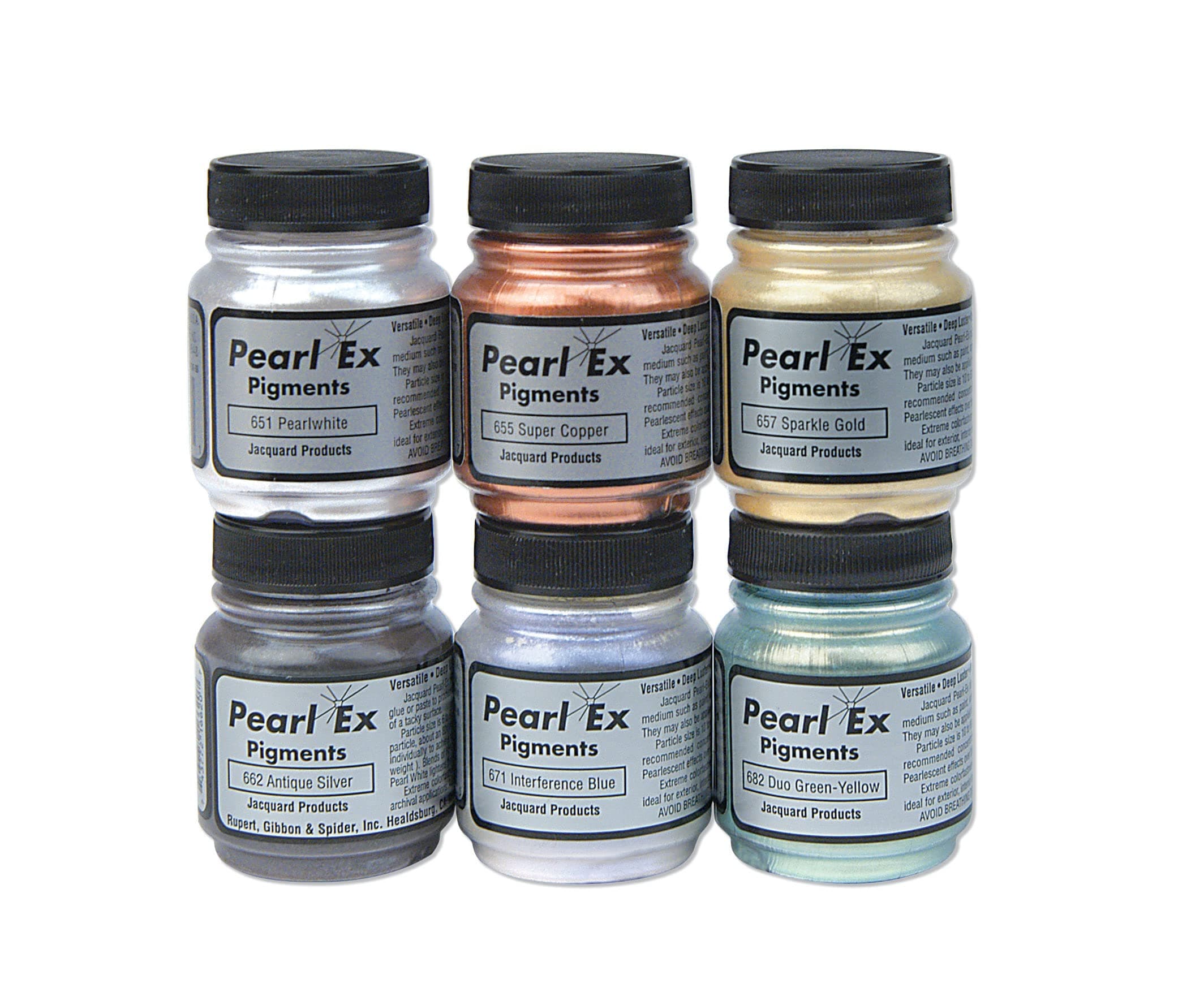 Jacquard Pearl Ex Pigment 6 Color Set