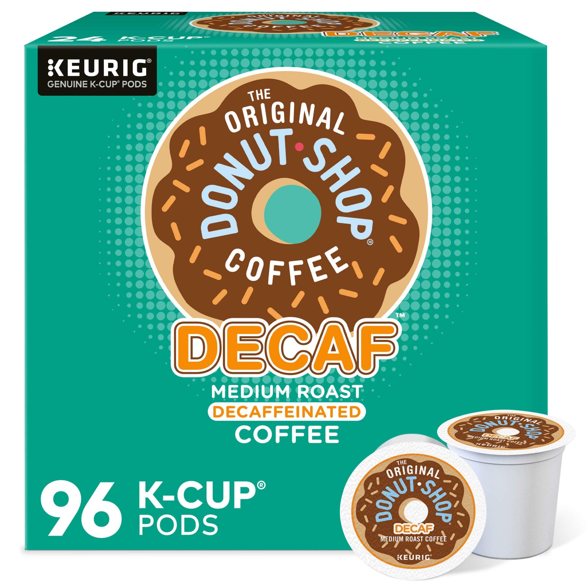 Decaf Keurig Single-Serve K-Cup Pods, Medium Roast Coffee, 96 Count