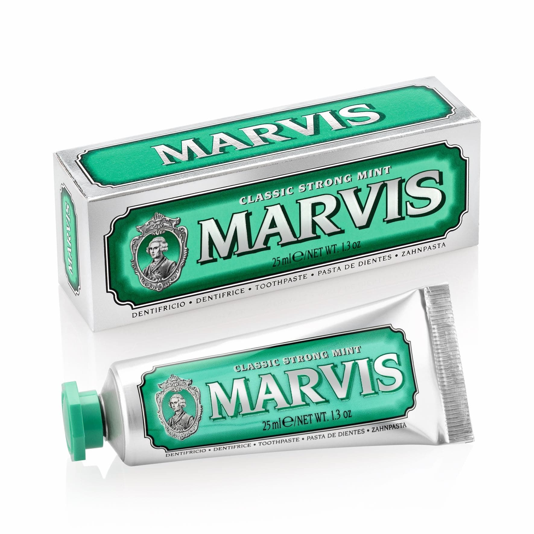 Classic Strong Mint Toothpaste, Travel Size 1.3 Ounces, Freshness