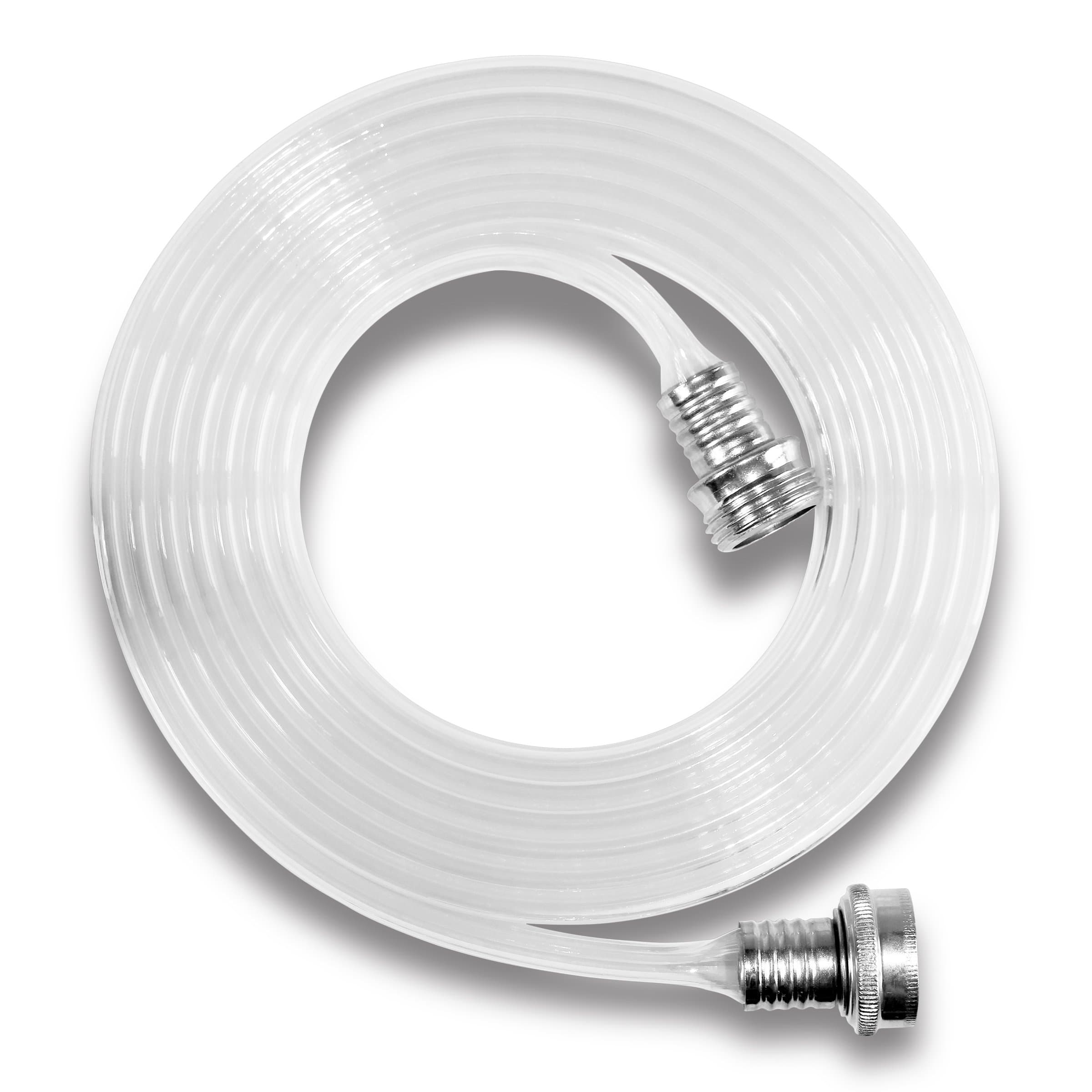 FH-MF-10-0-AMZ Leader Polyurethane Flat Hose 5/8" by 10-Foot, Clear