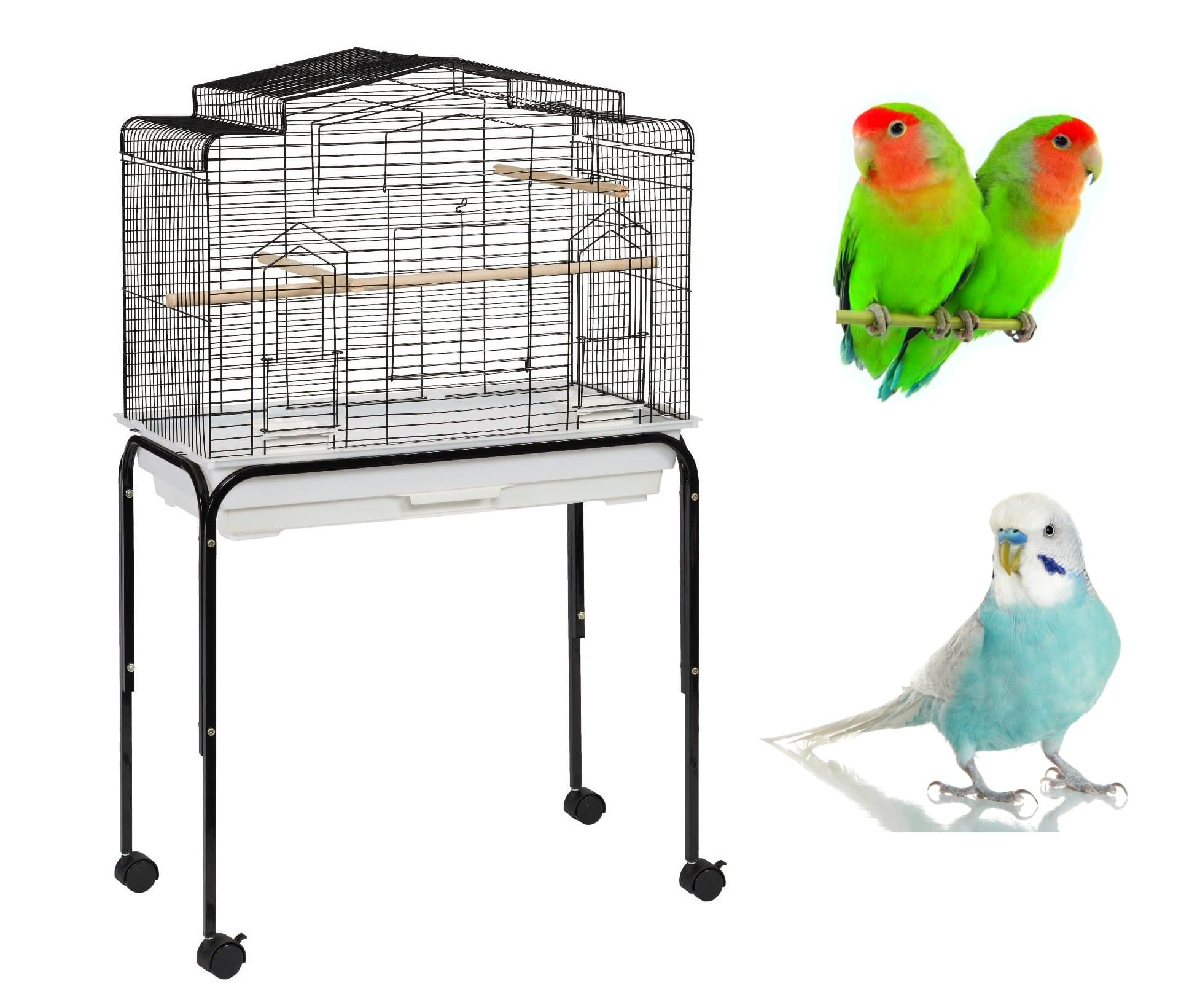 EXTRA WIDE ARIZONA BIRD CAGE WITH STAND