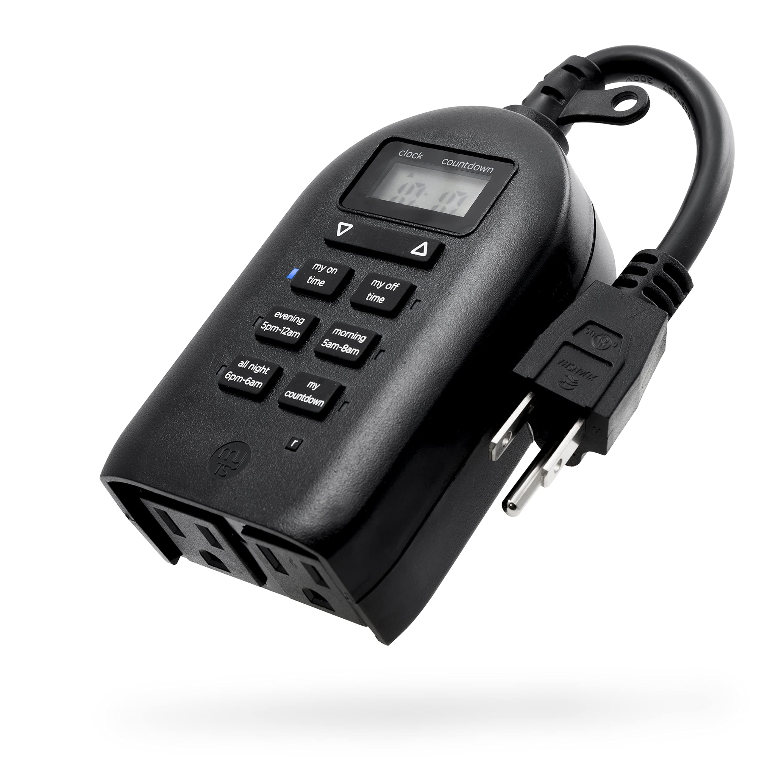 GE 26898 MyTouchSmart(TM) Dual Digital Outdoor Timer