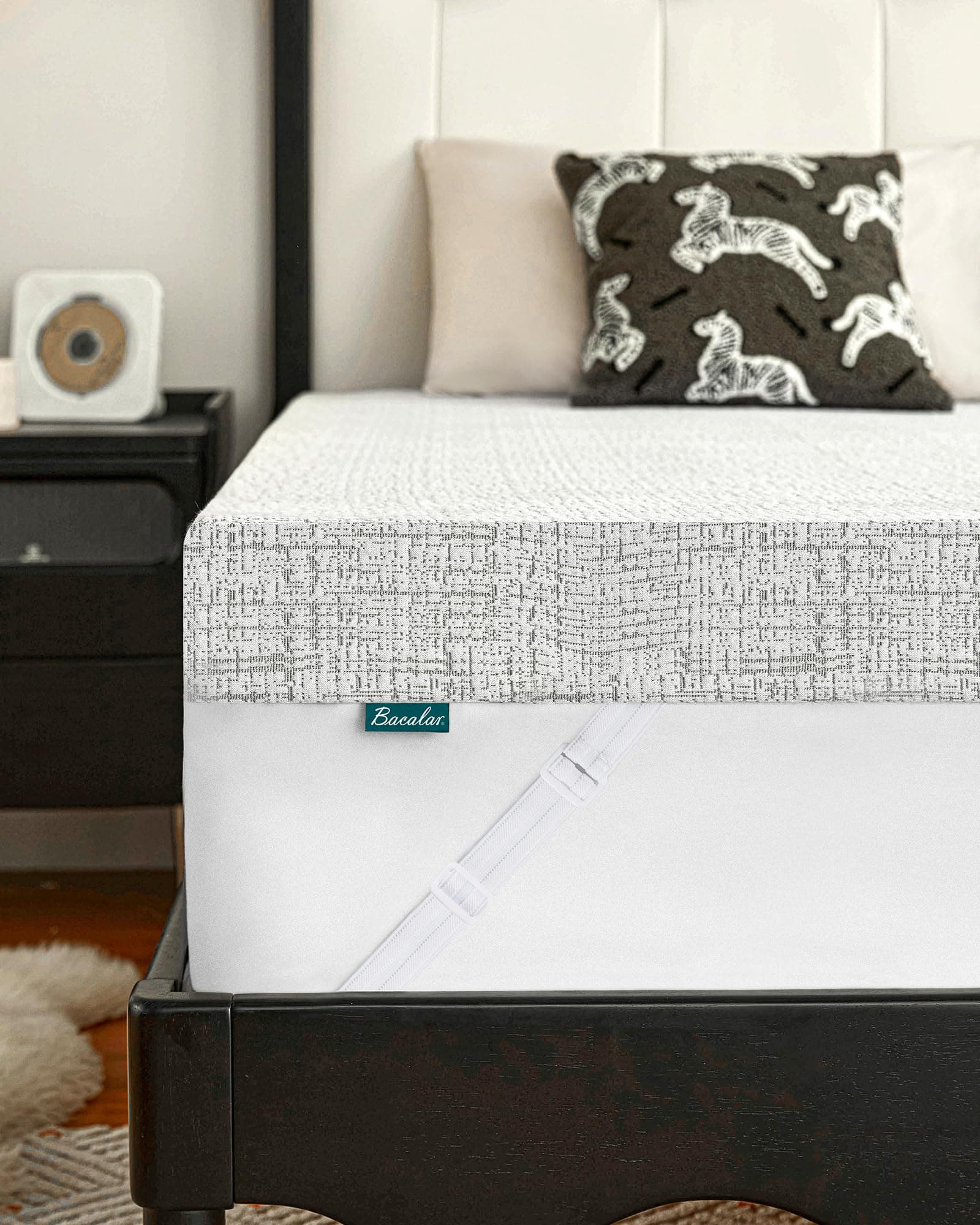 Mattress Topper Single Bed Thick, Single Mattress Topper for Back Pain Relief