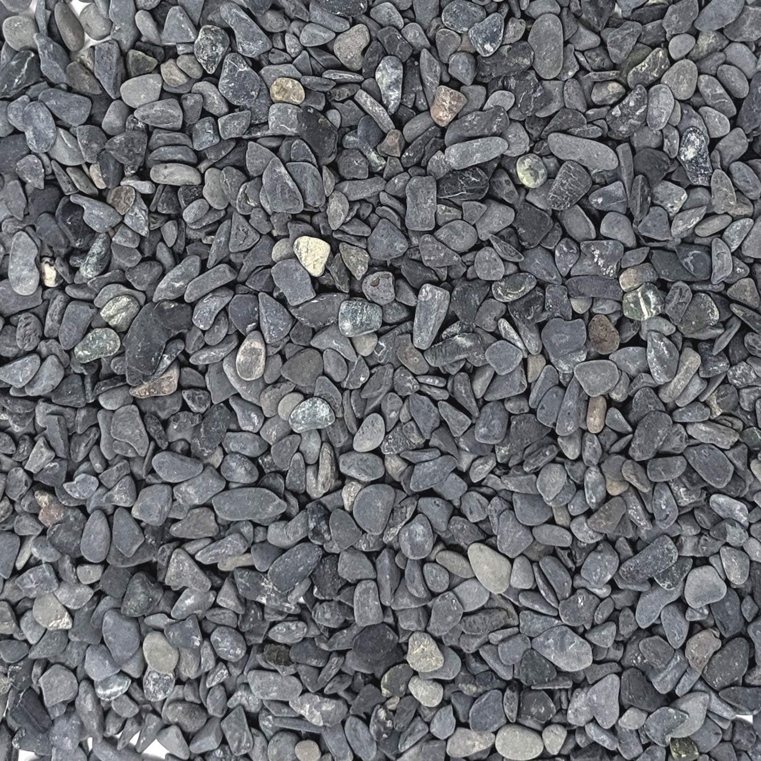 Midwest Hearth Natural Decorative Gray Bean Pebbles 1/5" Size (2-lb Bag)
