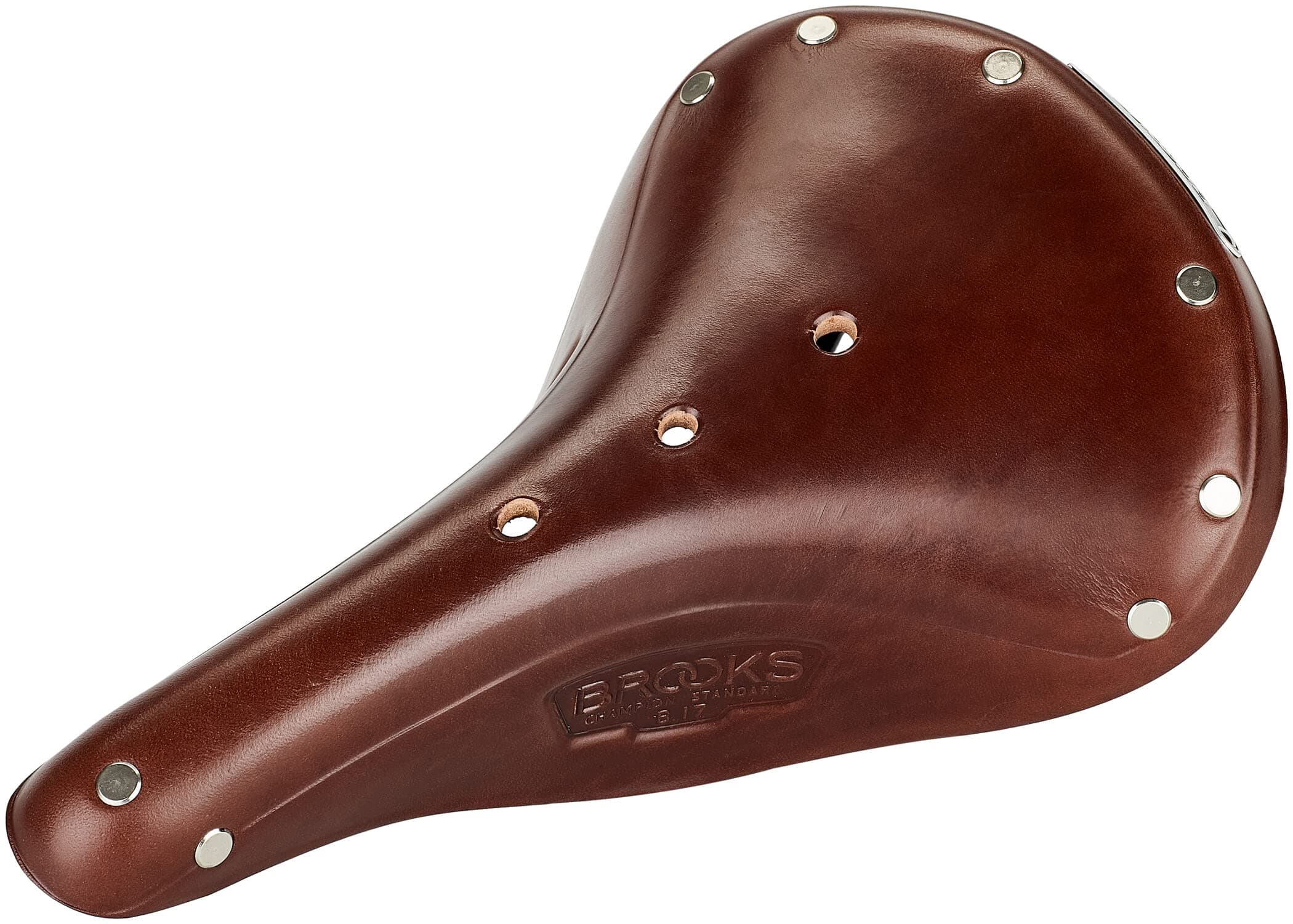 Brooks B17 Standard - Antique Brown - Black Steel