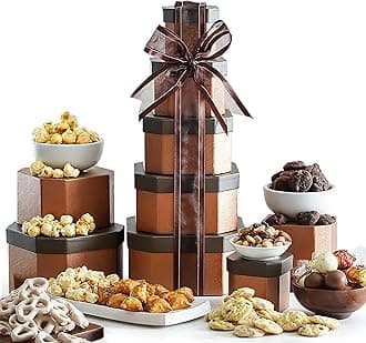 Broadway Basketeers Gift Tower of Sweets. Perfect for Sympat