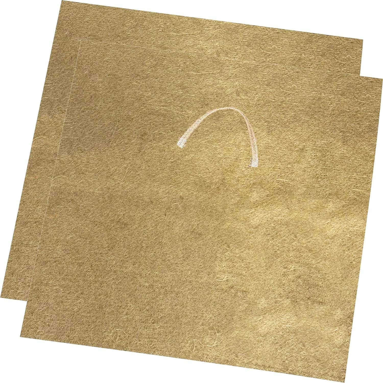 2-Piece Worm Blanket - 2x2 Ft Jute Fibre for Compost Bin & Worm Farm - Keeps Worms Dark, Moist & Warm