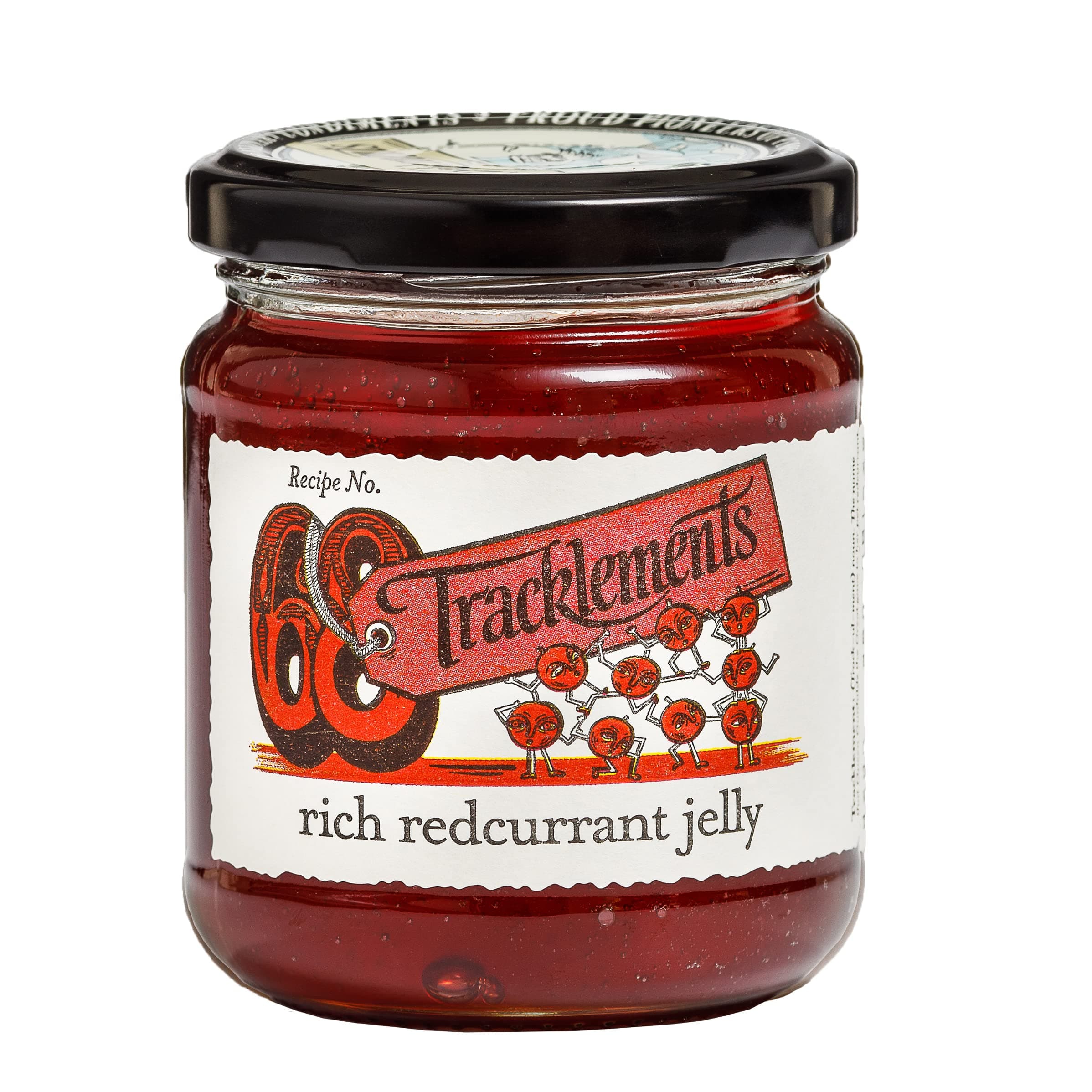 Rich Redcurrent Jelly, The Ideal Condiment for Soft Cheese, Lamb, Gammon and Gamey Meats, Vegetarian and Vegan Friendly, Gluten Free, 220g Jar