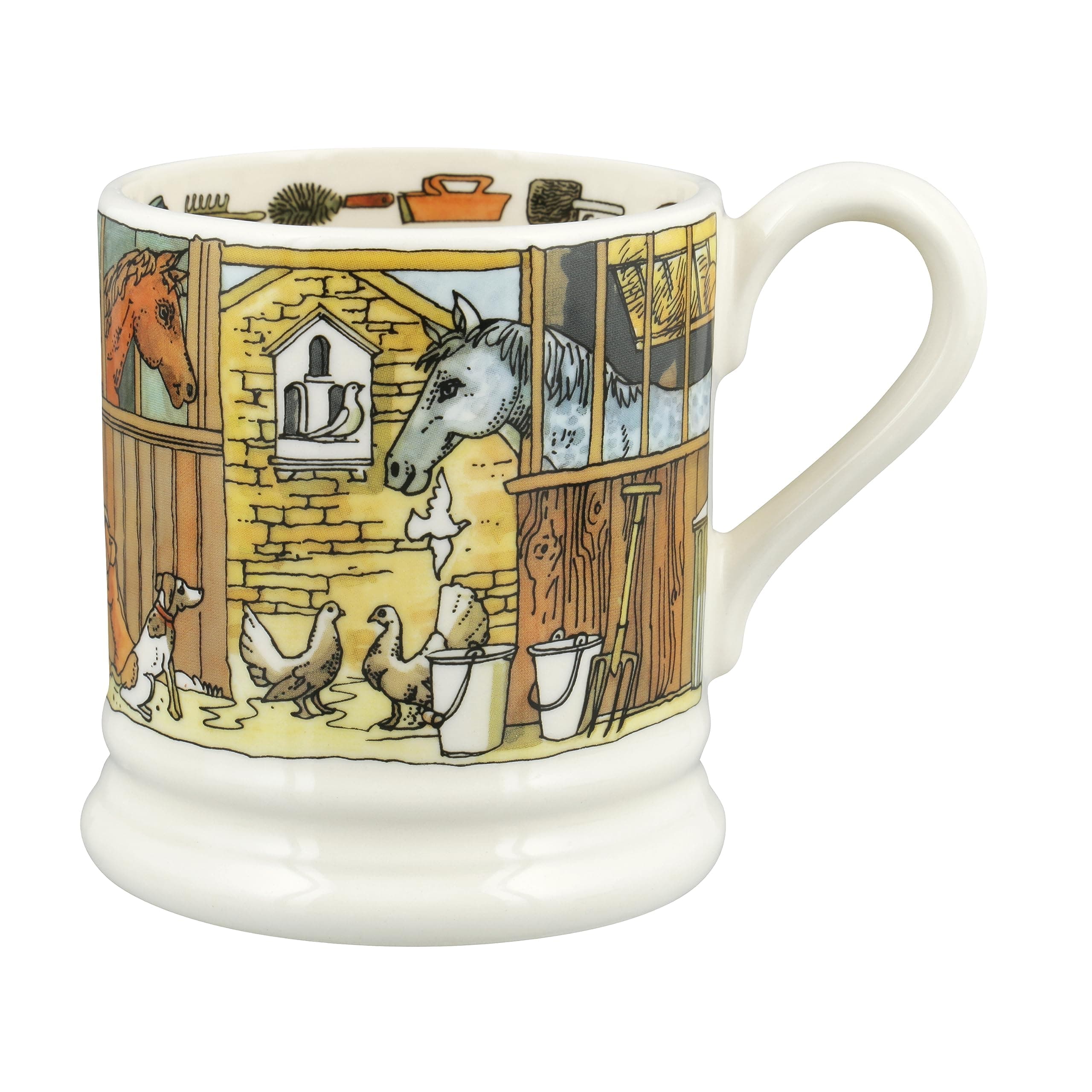 Emma Bridgewater Down at The Stables 1/2 Pint Mug