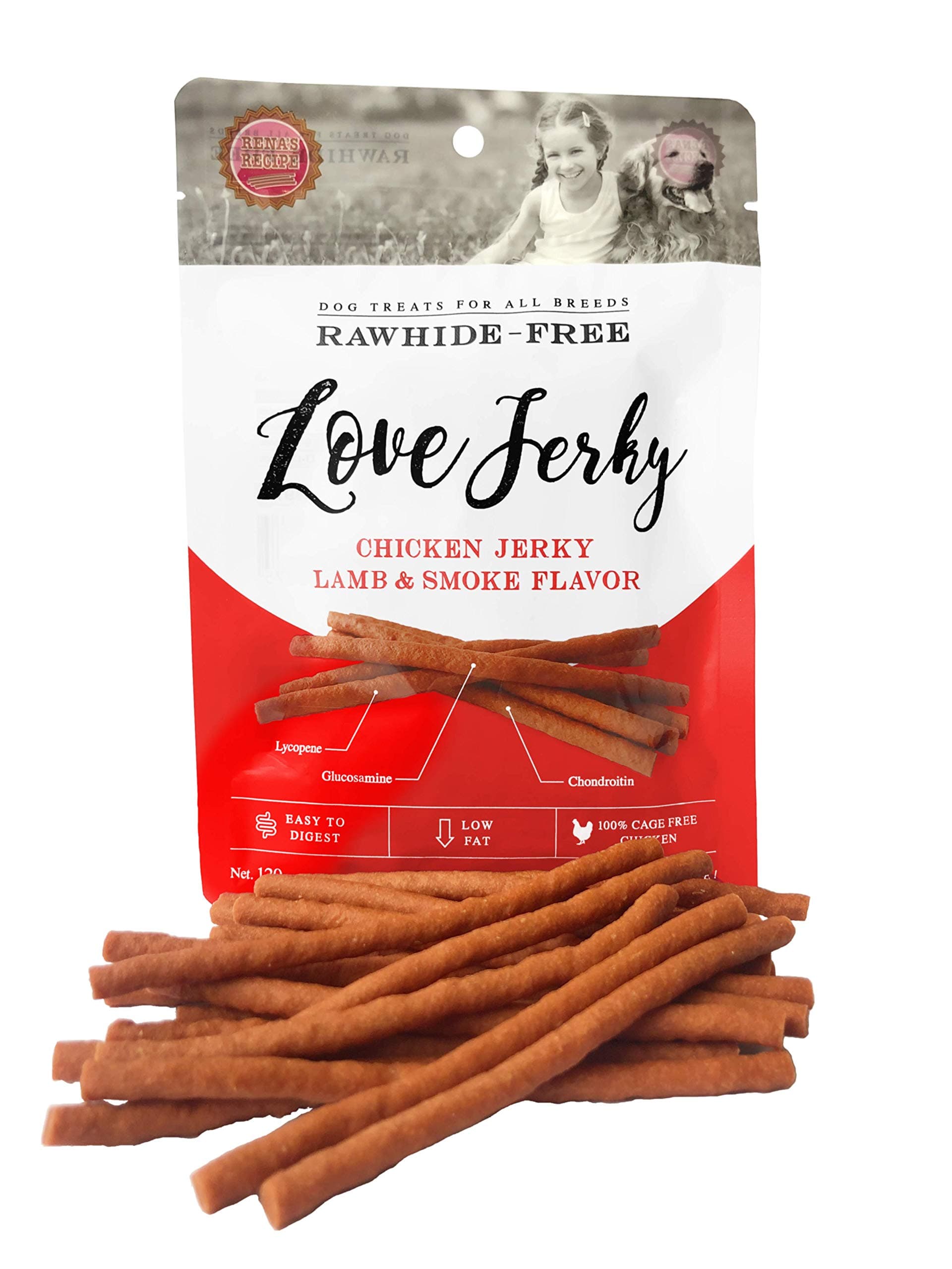 Love Jerky Lamb and Smoke, 120 gm