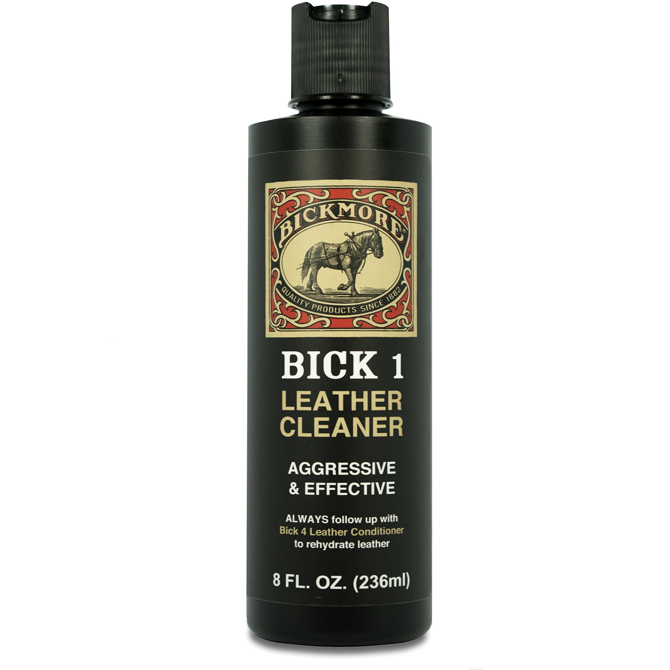 Bickmore Big 1 Leather Cleaner - Best Deep Cleaner for Leather Apparel Shoes Boots Purse Accessories Furniture Auto Decor Etc Off White Cream 8oz