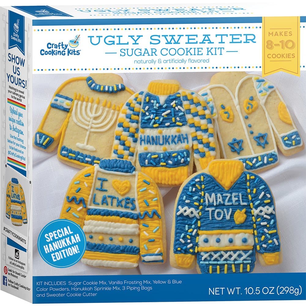 Hanukkah Edition Ugly Sweater Sugar Cookie Kit