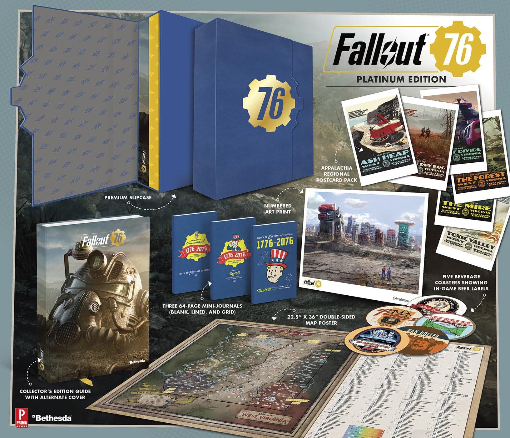 Fallout 76: Official Platinum Edition Guide Hardcover – 14 Dec. 2018