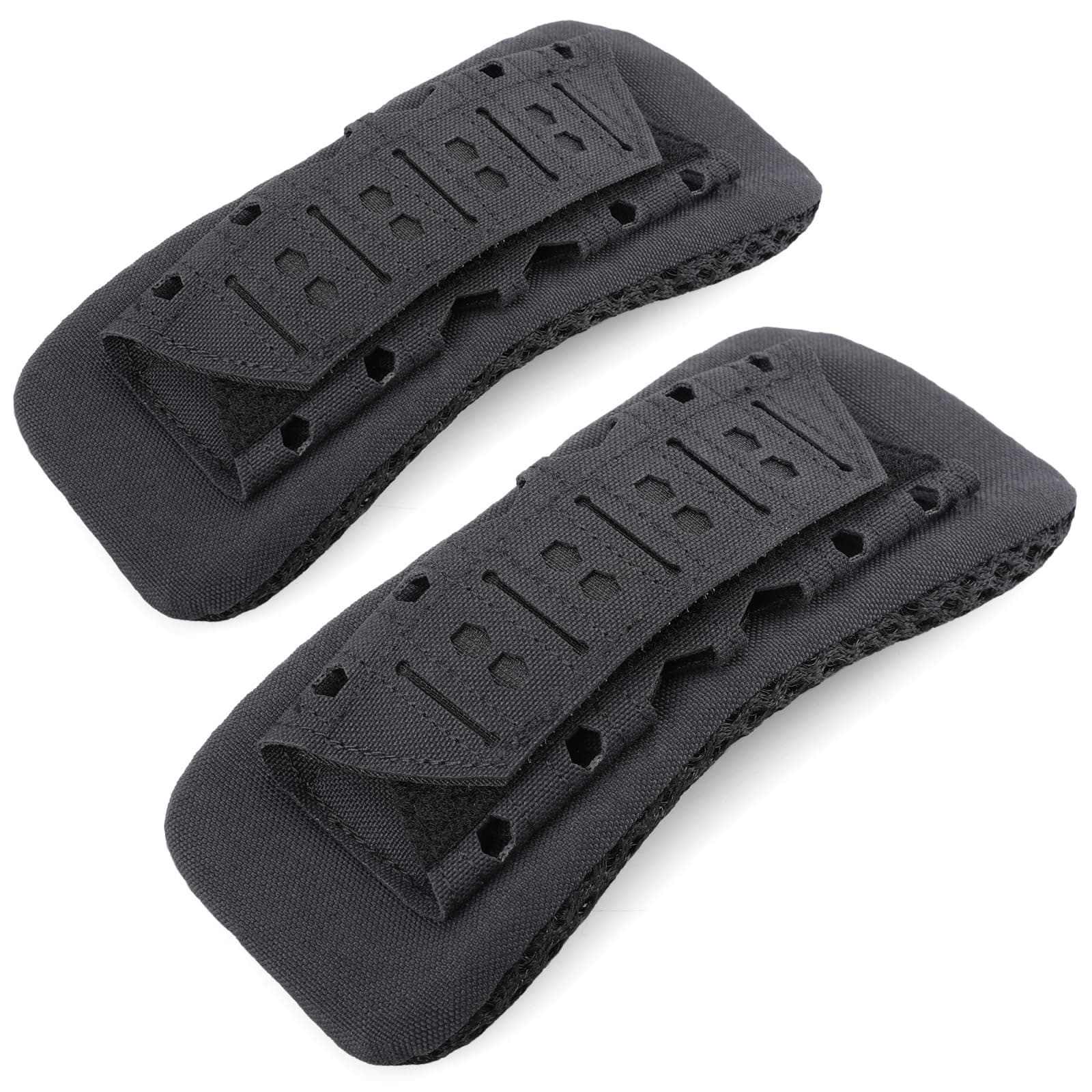 WYNEX Shoulder Strap Pad for Vest Carrier, 2 Pack Tactical Plate Shoulder Pads Strap Cushion Vest Accessories Shoulder Pads Soft Mesh Pads with Tactical Gear for Men