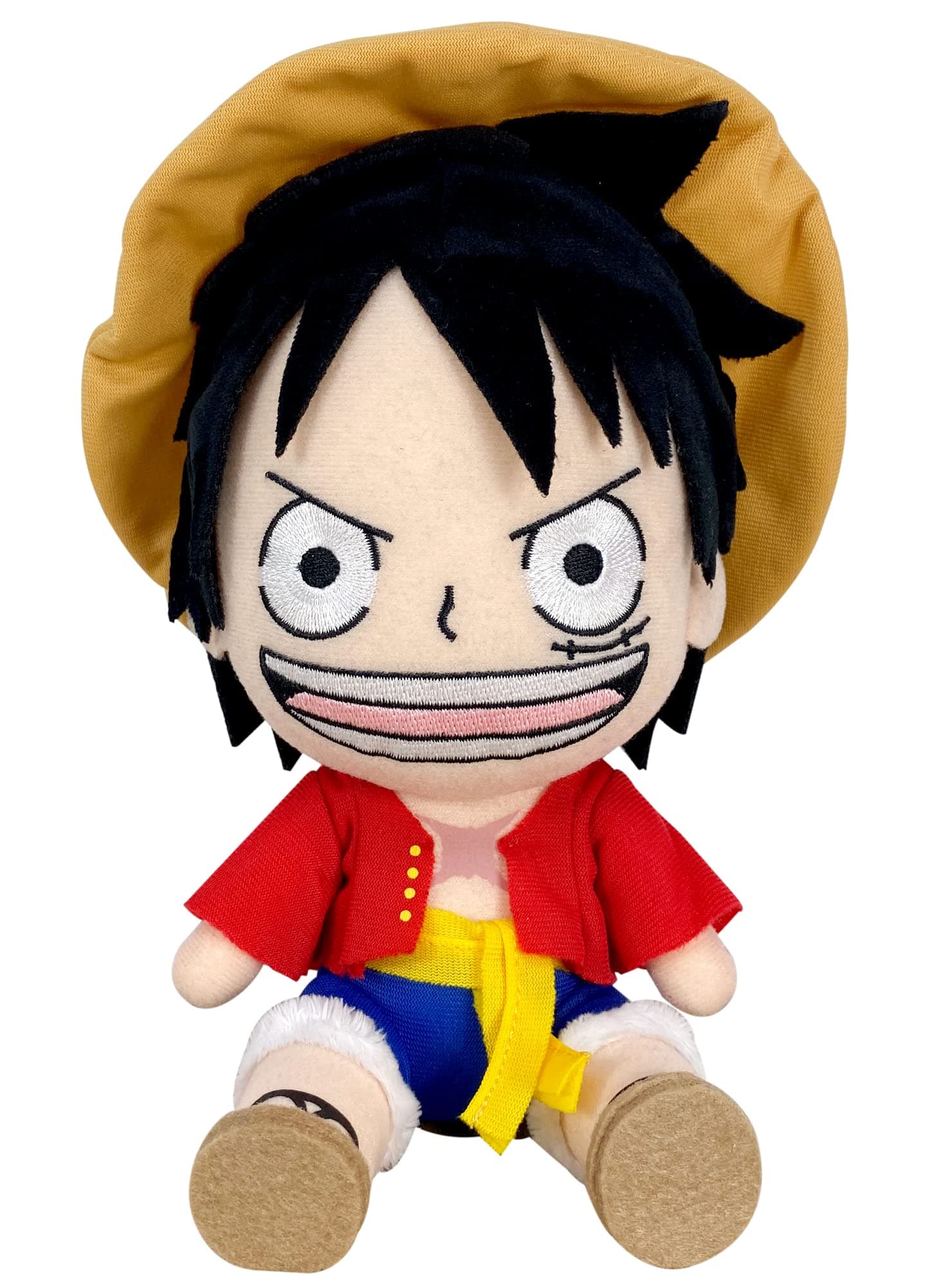 Great Eastern Entertainment One Piece: Monkey D. Luffy (Zou Arc) Sitting Plush 8" H