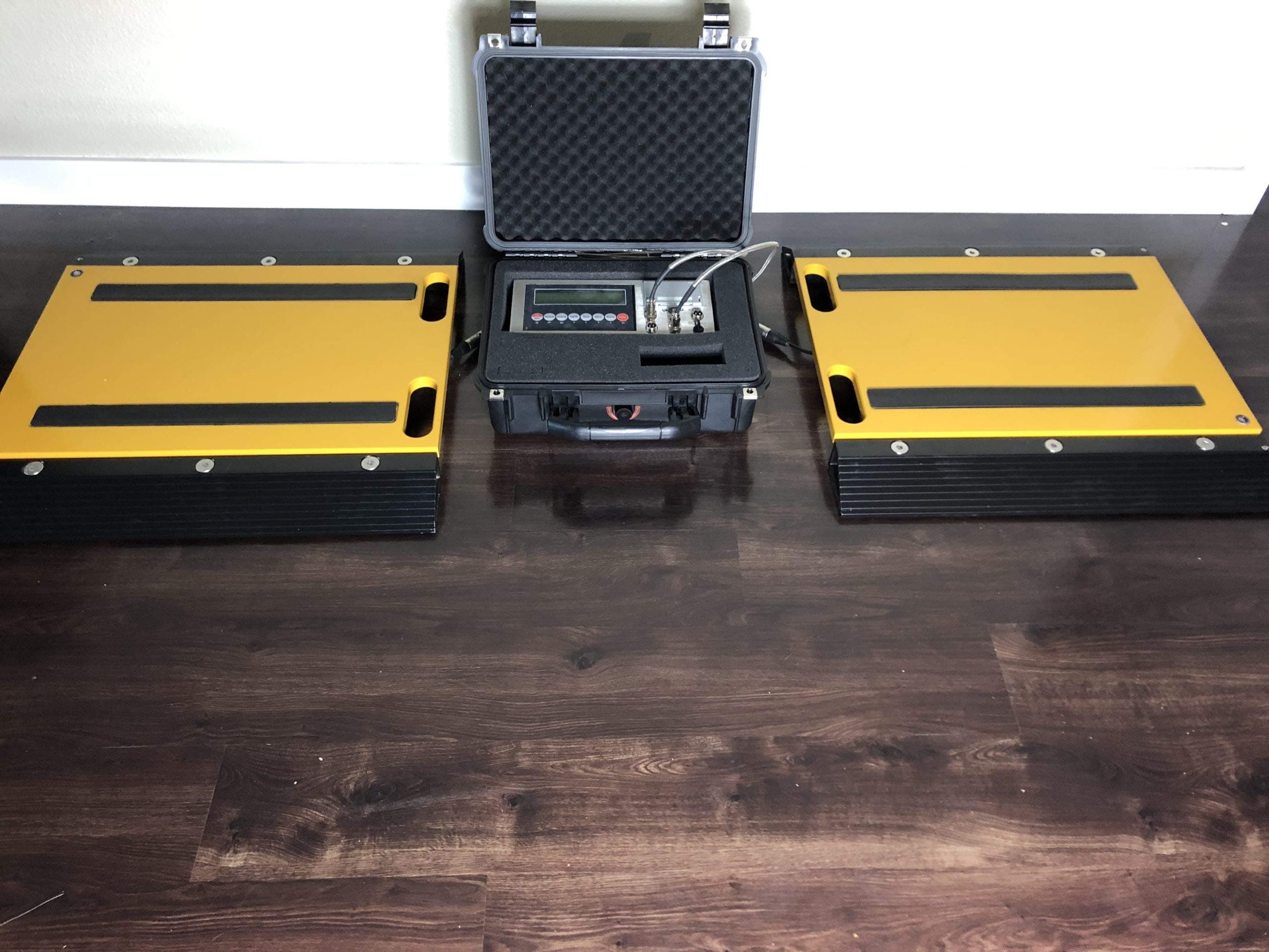 Truck Scale 2 Pads Wheel Weighers Axle Scale Portable on The Go 40,000 Lb