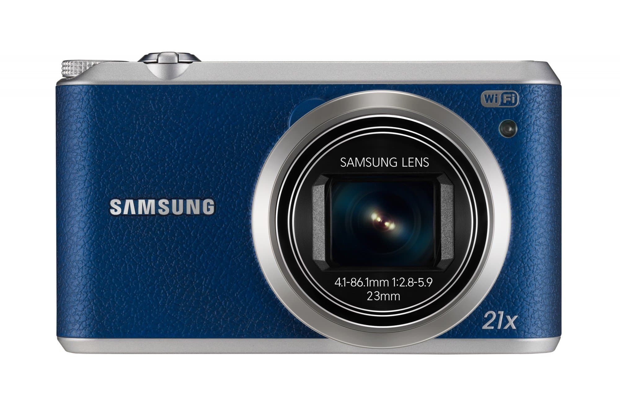 Samsung WB350F - 16.3MP BSI CMOS, 21X Optical Zoom, 3-inch LCD touchscreen, 1080p HD Video, Smart WiFi and NFC Digital Camera - Blue