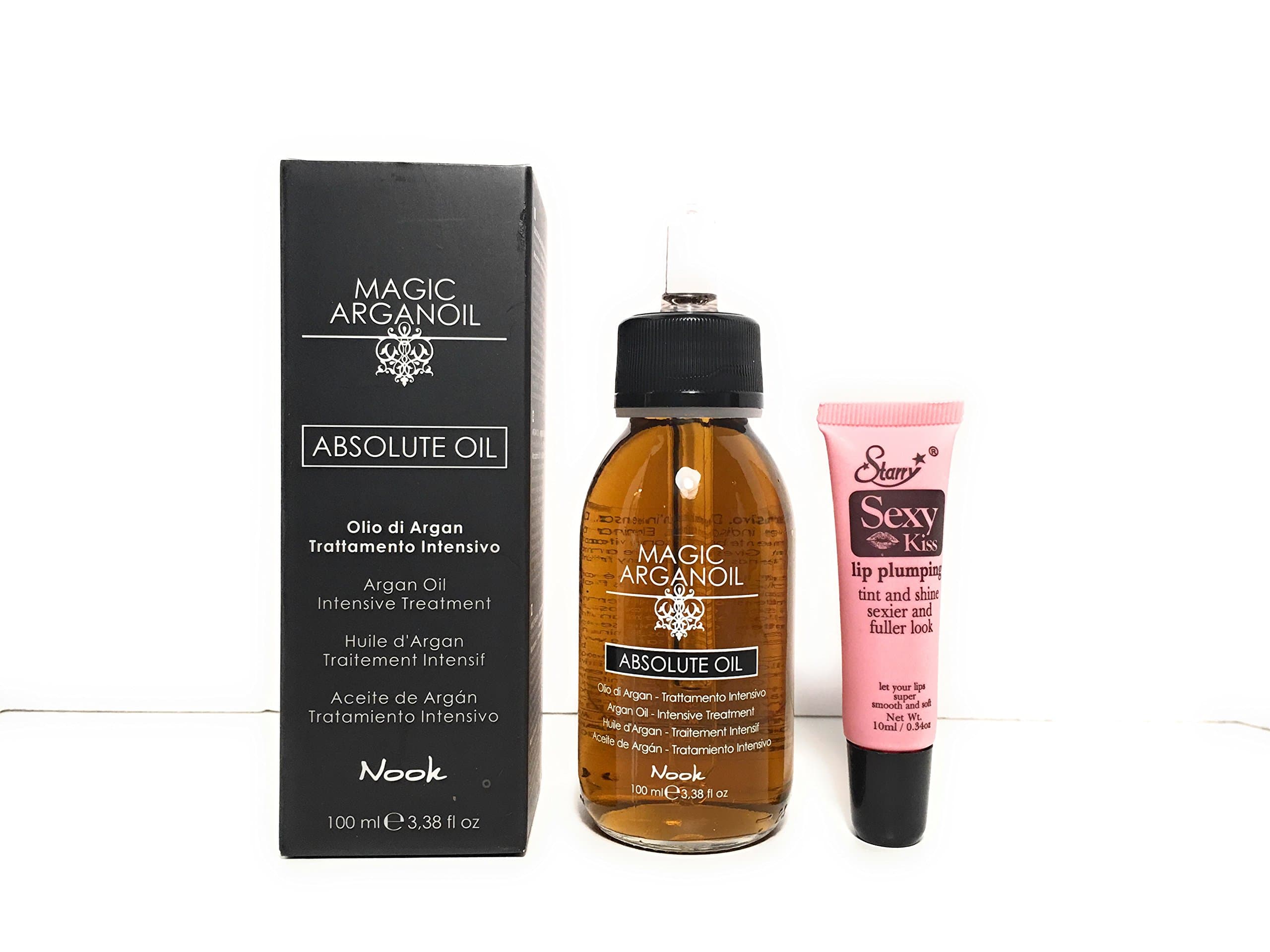 Maxima Nook Magic Arganoil Absolute Oil 100ml/3.38 oz - Free Starry Lip P;umping Gloss 10ml