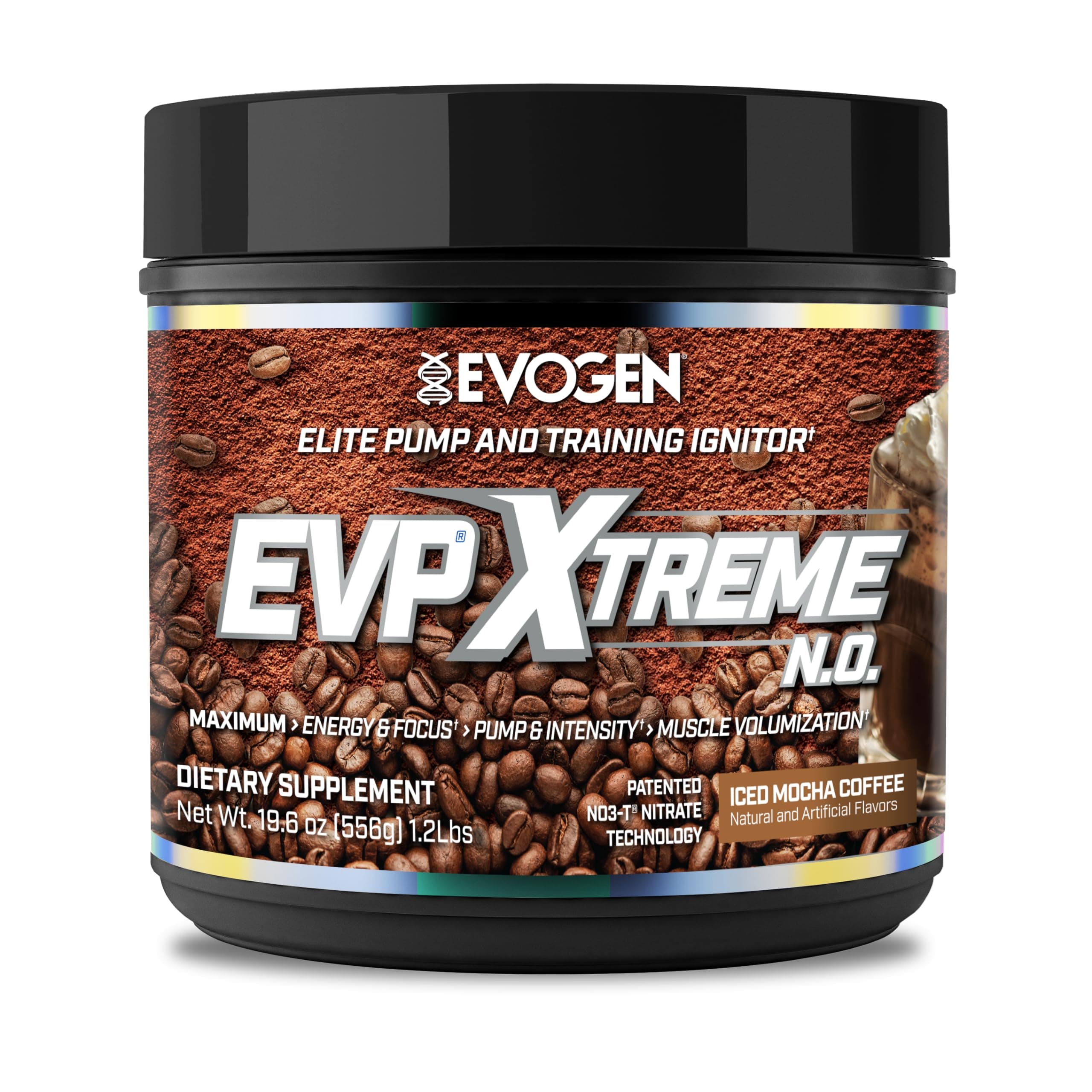 - EVP Xtreme NO - Pre Workout Powder for Men & Women | Sugar Free Preworkout with Beta Alanine, Creatine, and Caffeine for Energy & Pump | Iced Mocha Coffee | 40 Servings