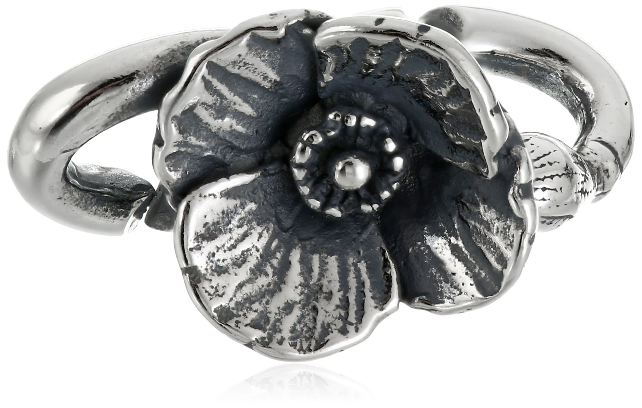 X Jewellery Sterling Silver Flower Link