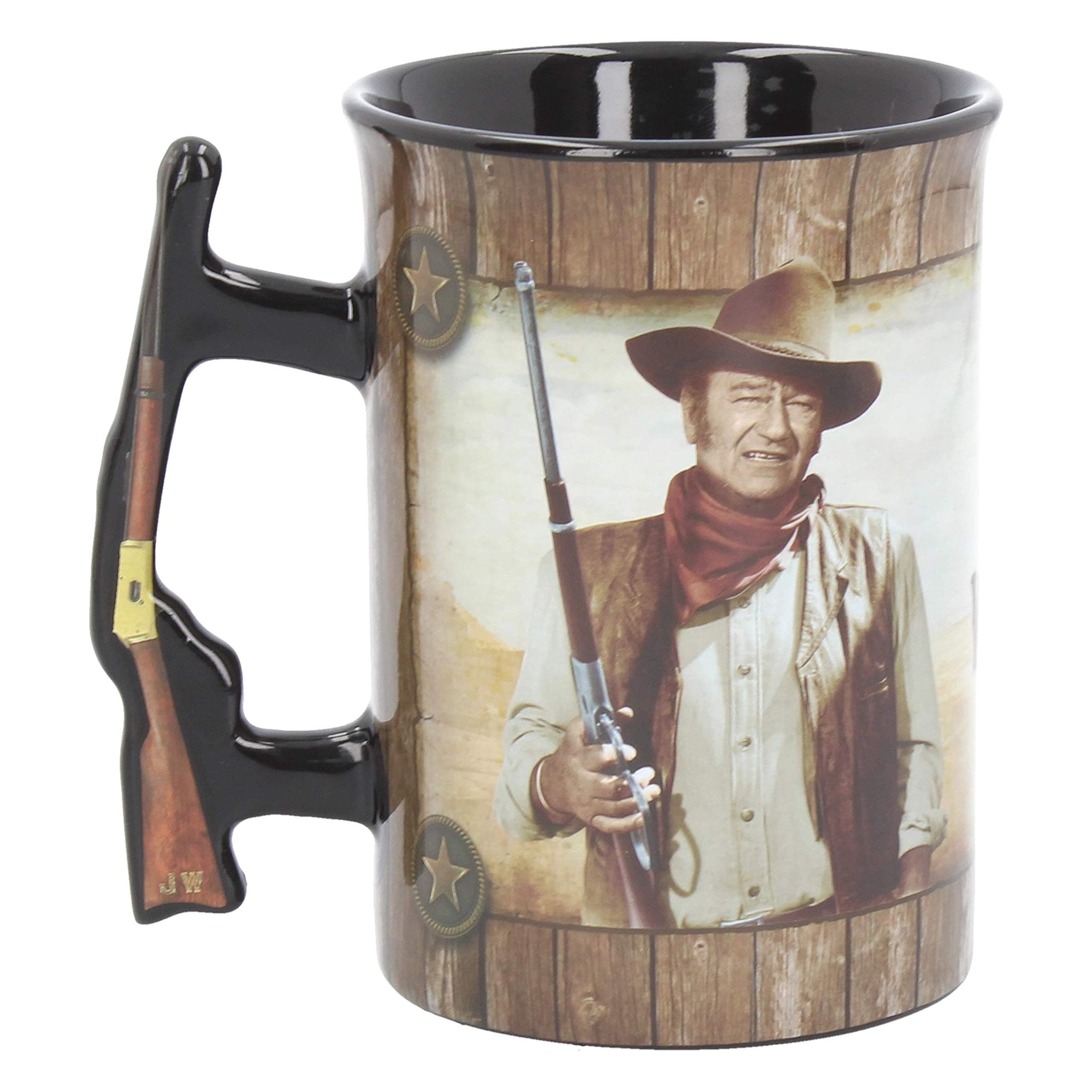 Nemesis Now C3624J7 John Wayne A Mans Gotta Do Mug 13cm Brown, 16cm