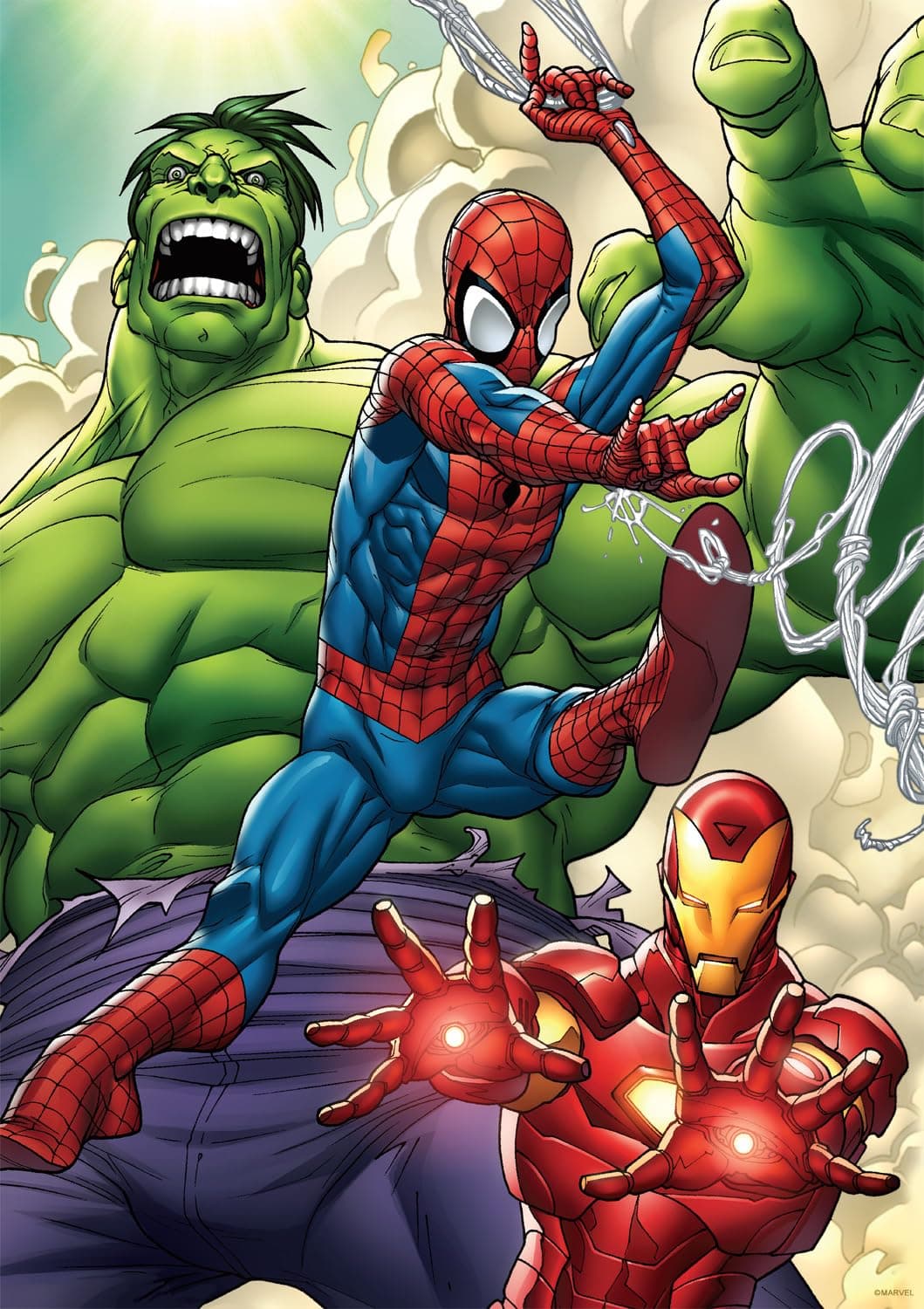 Buffalo Games - Marvel - Marvel Adventures Super Heroes #1-300 Piece Jigsaw Puzzle for Adults -Challenging Puzzle Perfect for Game Nights - Finished Size is 21.25 x 15.00