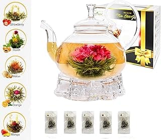 Five Star Gift Blooming Tea Set (Tea balls, Teapot, Warmer)