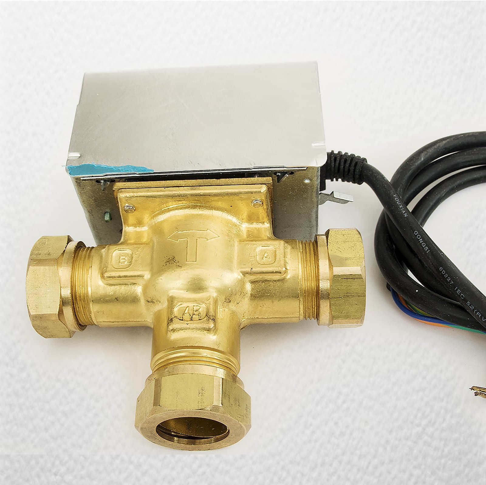 MOTORISED Diverter Priority VALVE ACTUATOR 3 PORT 22mm CAN REPLACE V4043C
