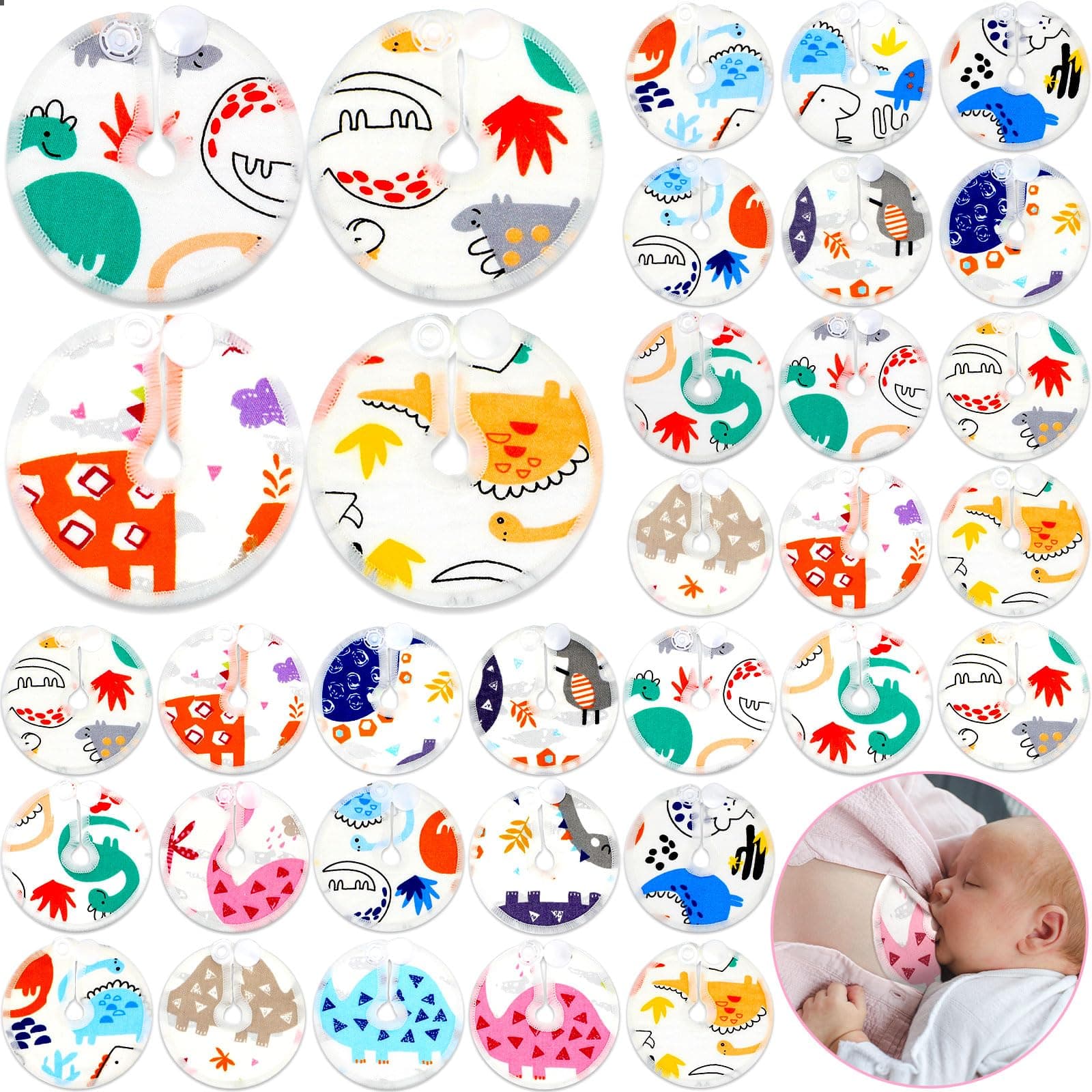 48 Pcs Gtube Button Covers Feeding Tube Pads Holder Abdominal Reusable Accessories Peg Tube Soft Absorbent Breast Feeding Pads Breastfeeding Support Nursing Care Stay Dry