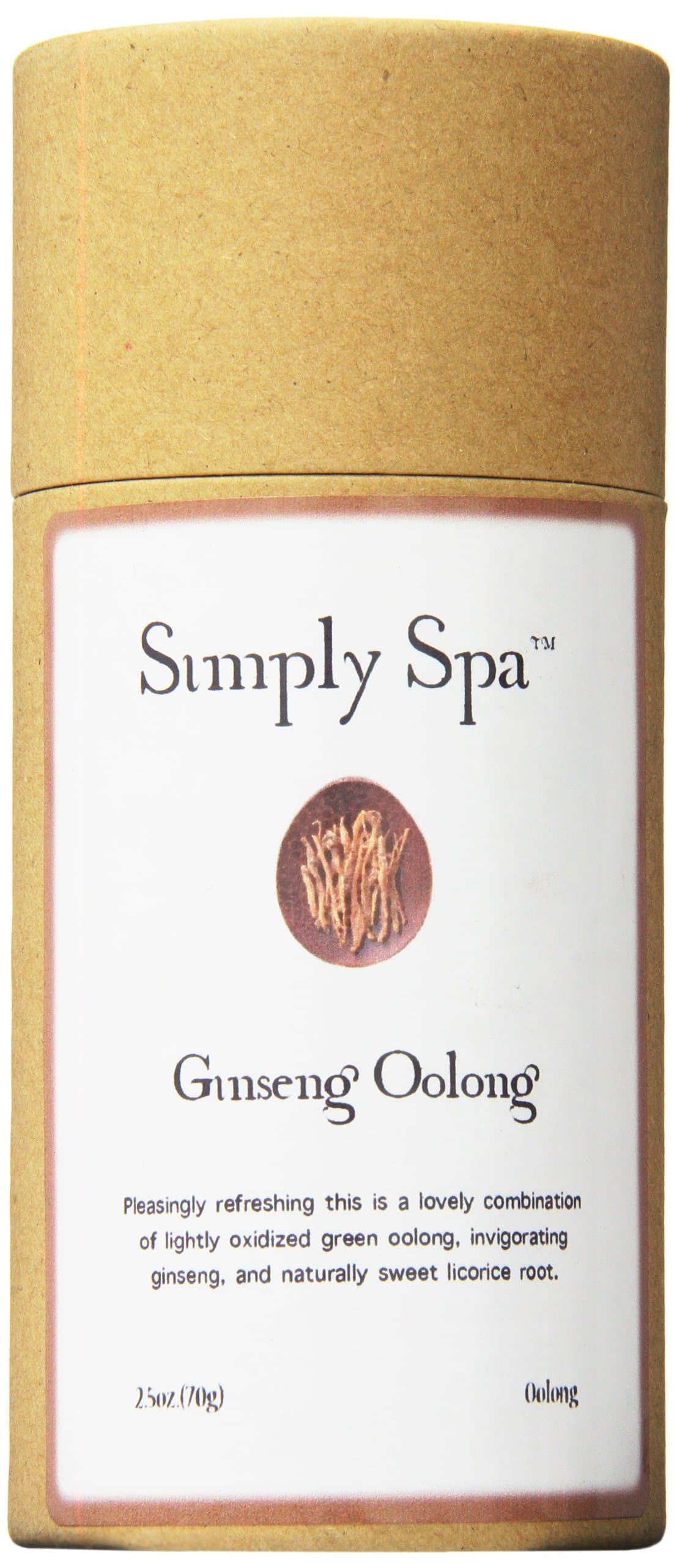 Simply Spa Ginseng Oolong Tea, 2.5 Ounce