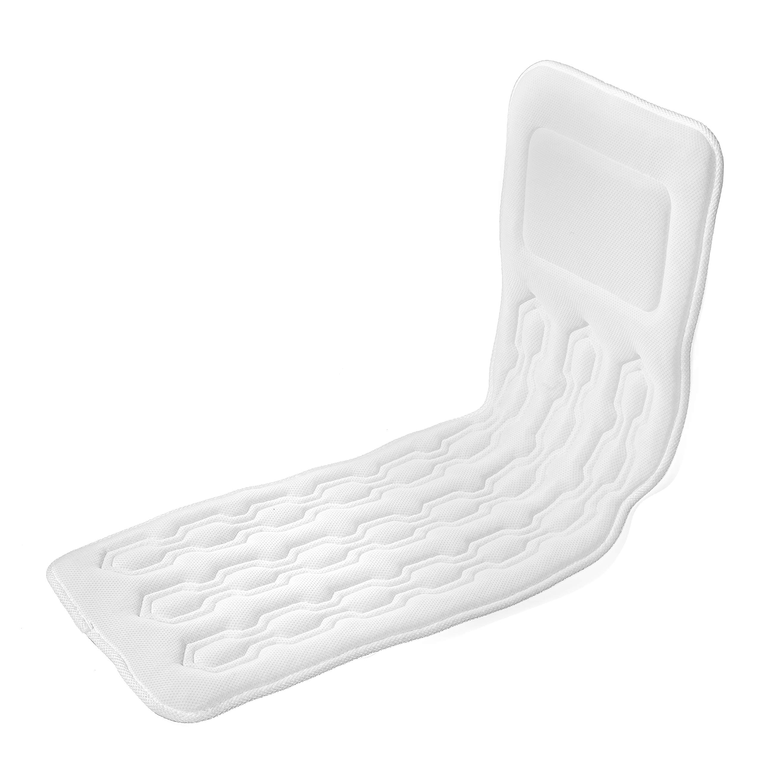 Premium Full Body Bath Pillow - Comfortable, Durable Bathtub Cushion for Relaxation, Spa-Like Experience, Pain Relief, Luxurious Plush Comfort, Quick Drying