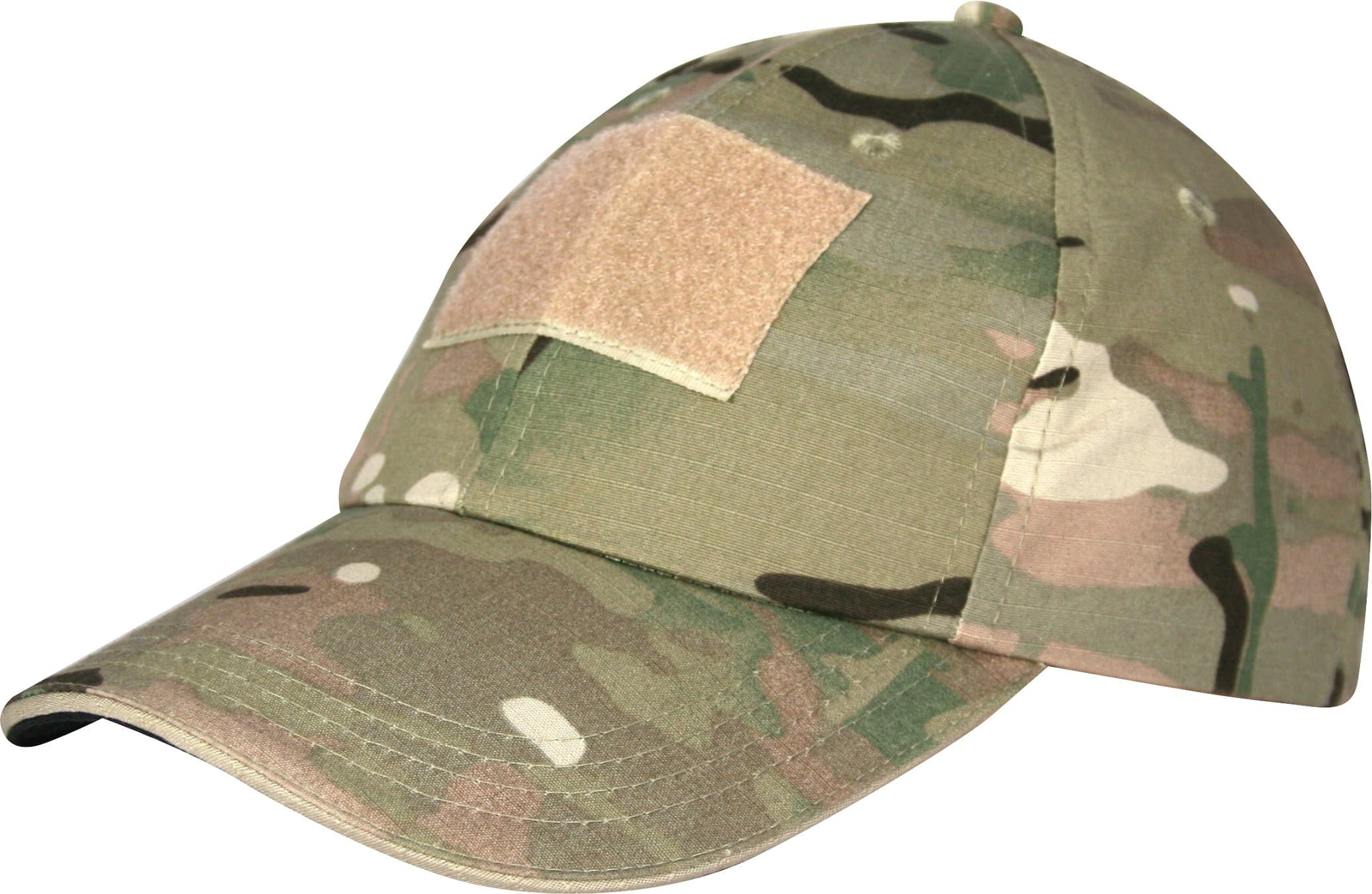 Milcam Baseball Cap + Union Jack Velcro Patch British Army Hat Camo