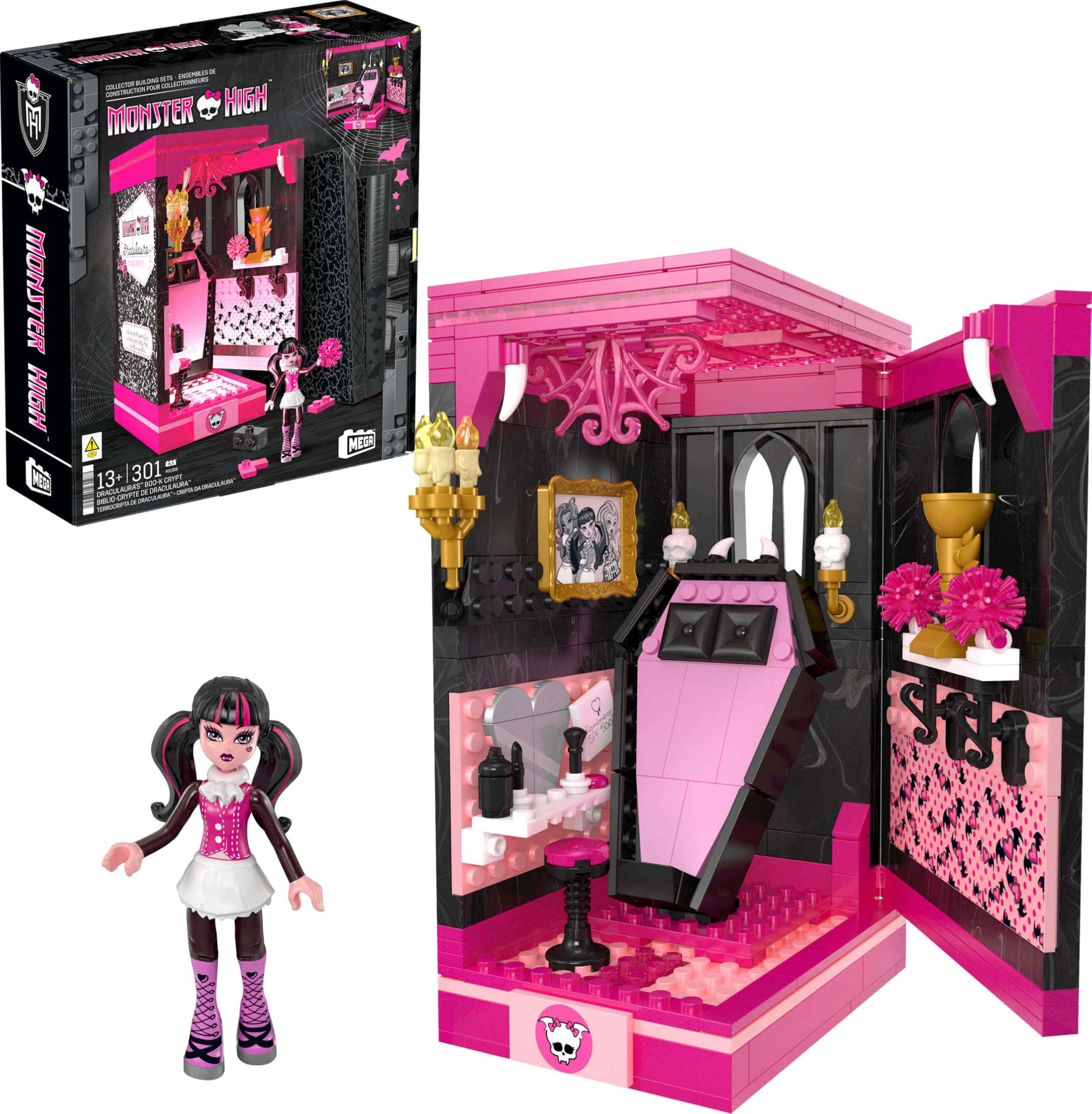 Mega Monster High Draculaura's Boo-k Nook