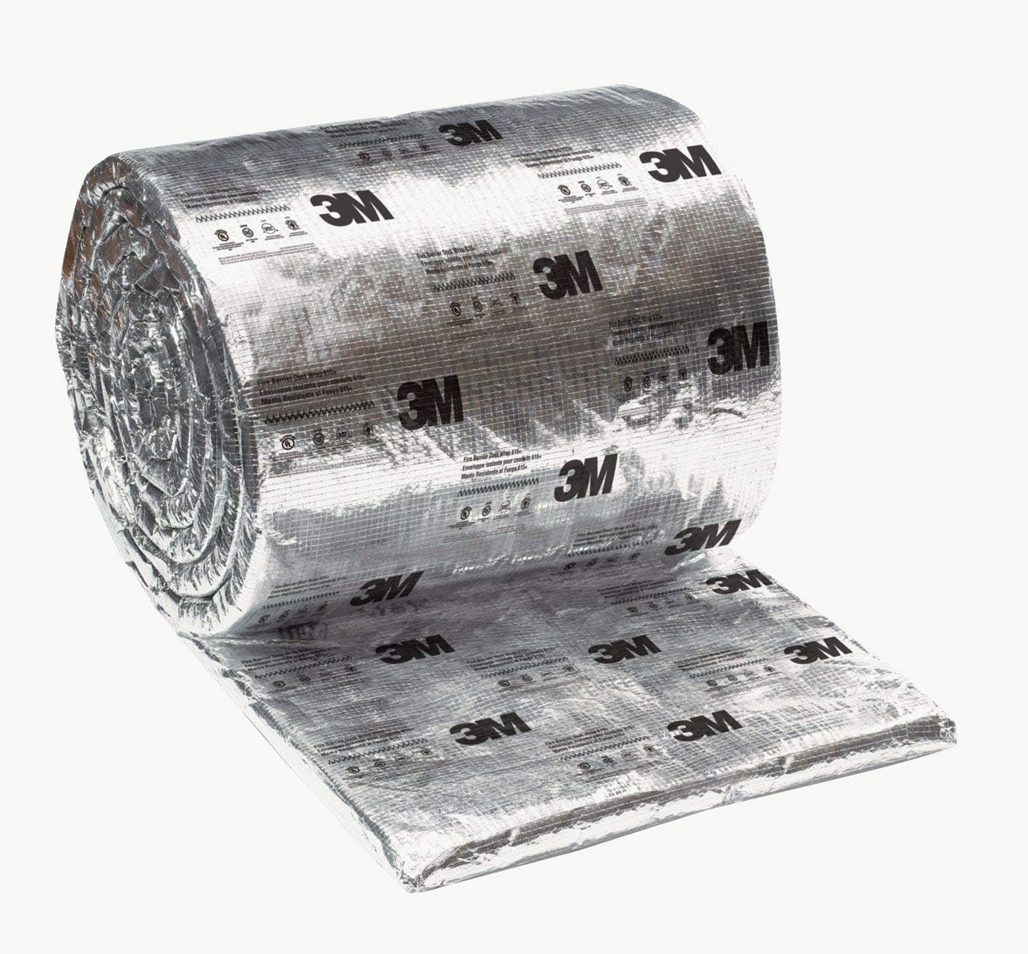 HOODMART 3M Fire Barrier Duct Wrap 615+, 24 in x 25 ft Roll - 1 Box