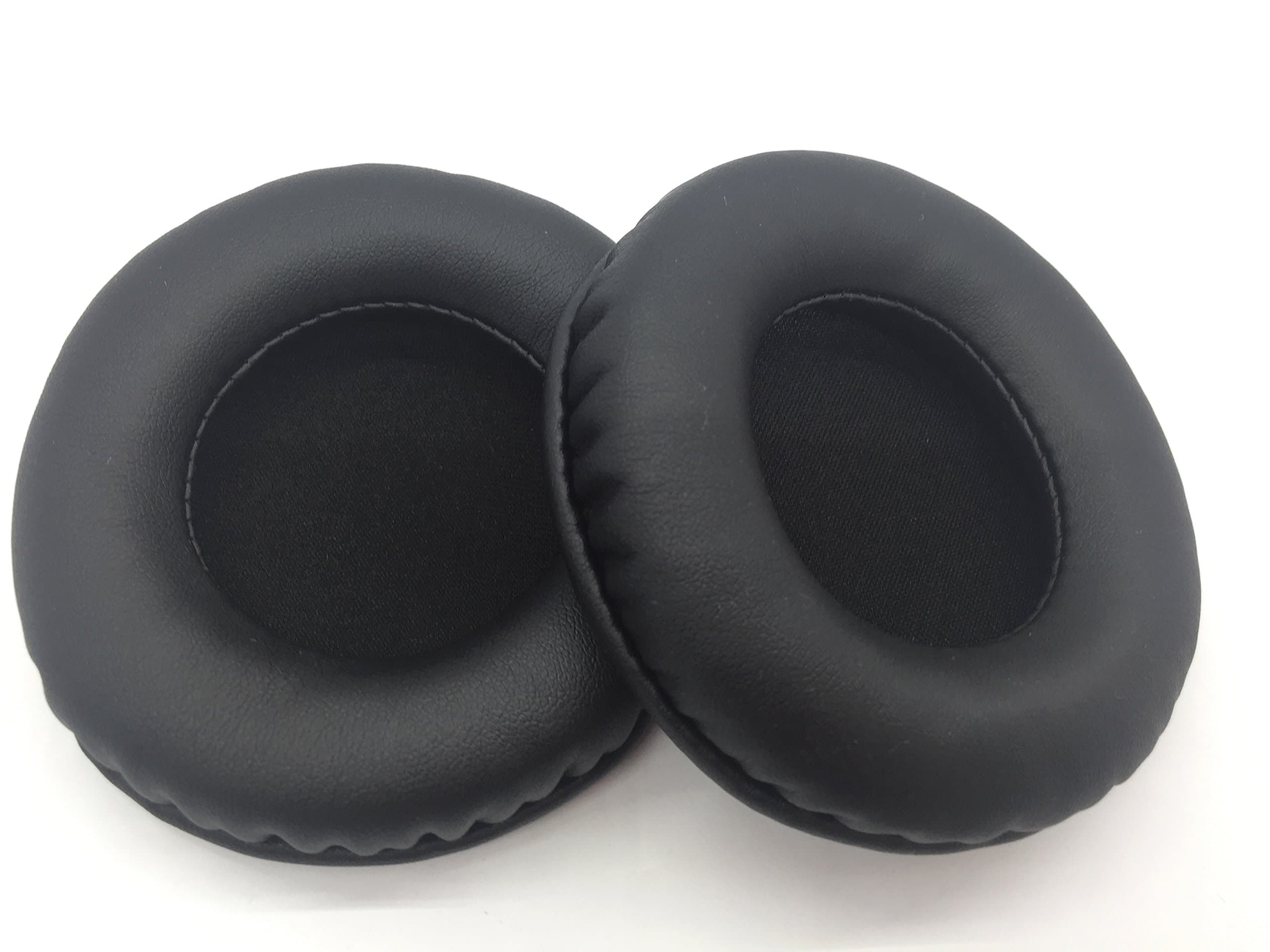 85mm Replacement Protein Leather Cushion earpads Cups Ear Pads Pillow Cover for Skullcandy Hesh 1.0 Hesh 2.0 hesh2.0 Supreme Sound Headphones Headset (Black)