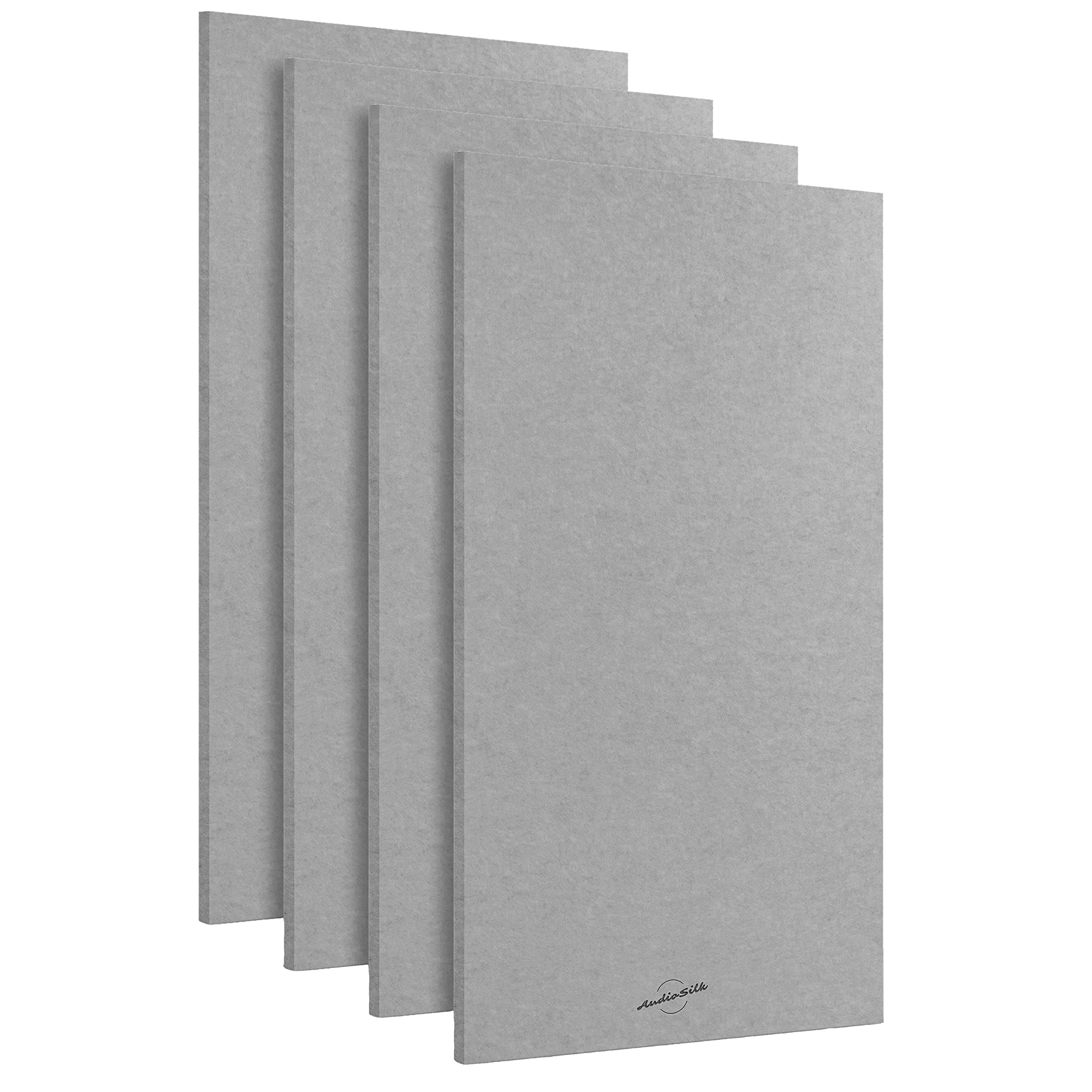 Acoustic Panels, 4 Pack ROOM KIT, Large, 116 x 58cm, Mid Grey
