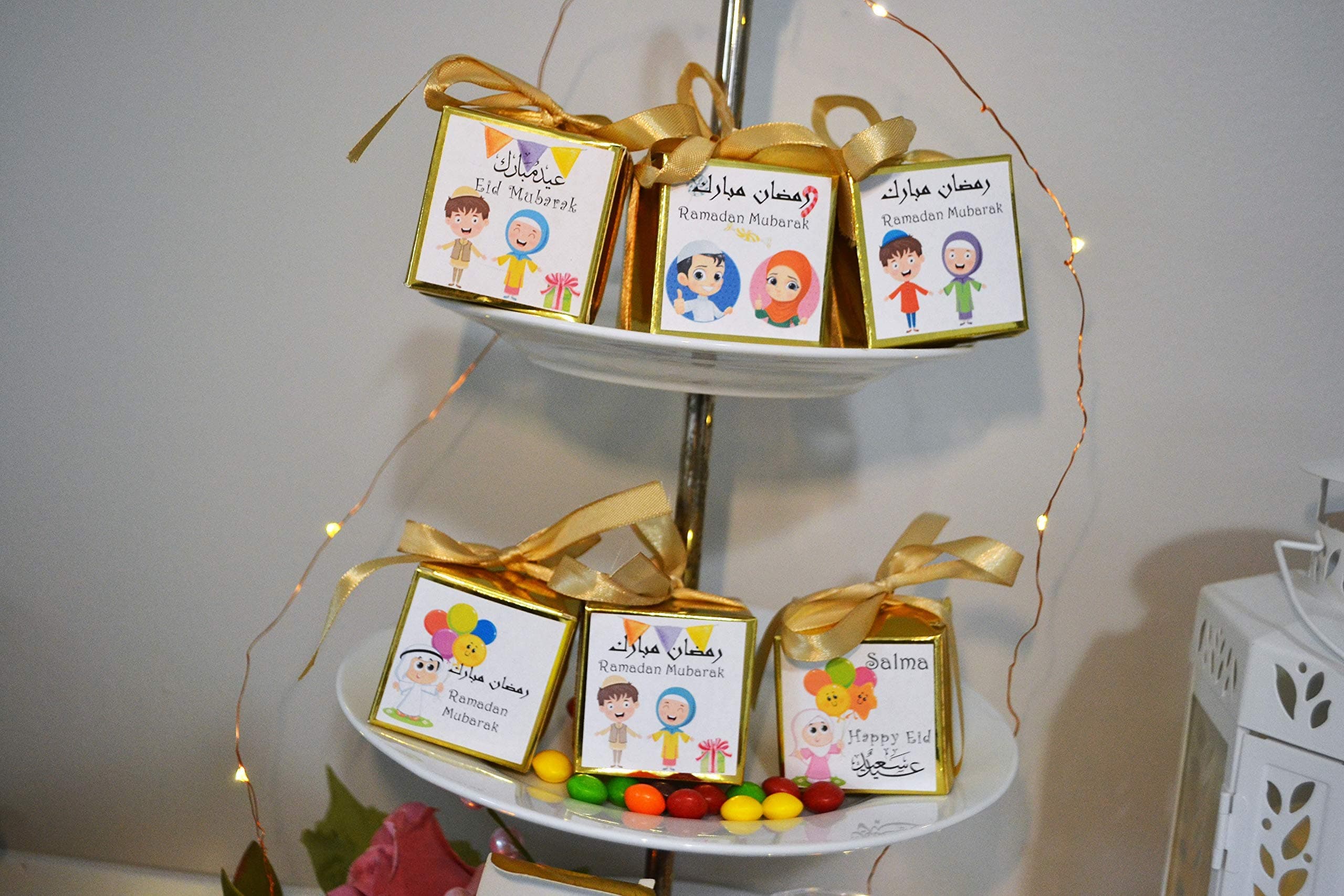 Eid Goodie bags, Set of 10 Ramadan candy box, Eid gift bags, Eid candy boxes, Eid kids favors and treats, Eid party supplies