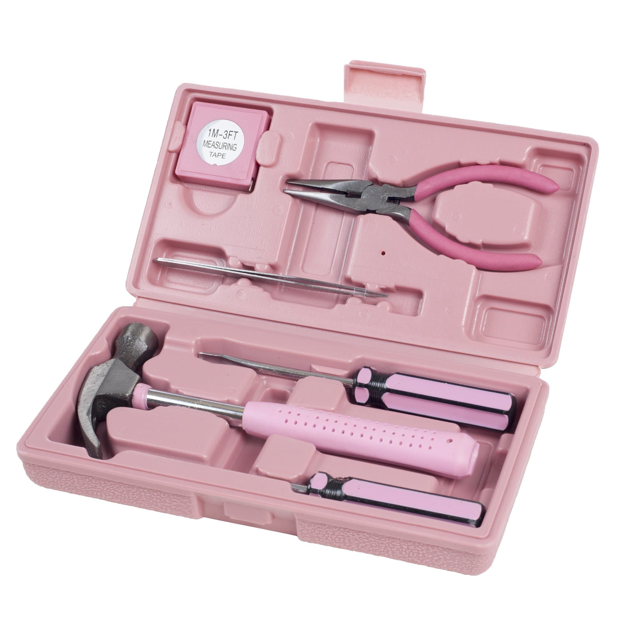 Stalwart Household Hand Tools Set, Pink, 75-HT2007