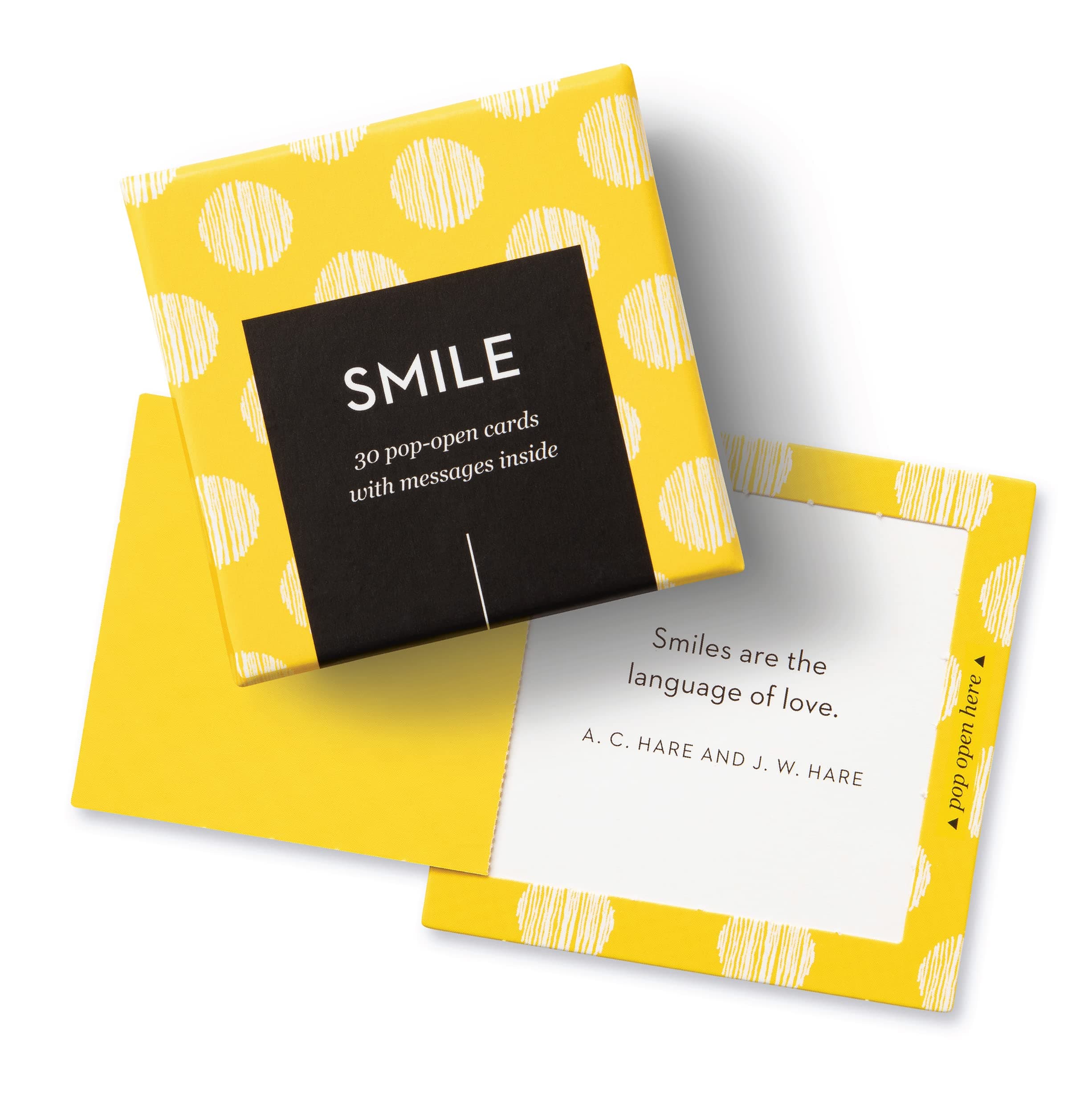 Compendium ThoughtFulls Pop-Open Cards — Smile — 30 Pop-Open Cards, Each with a Different Inspiring Message Inside