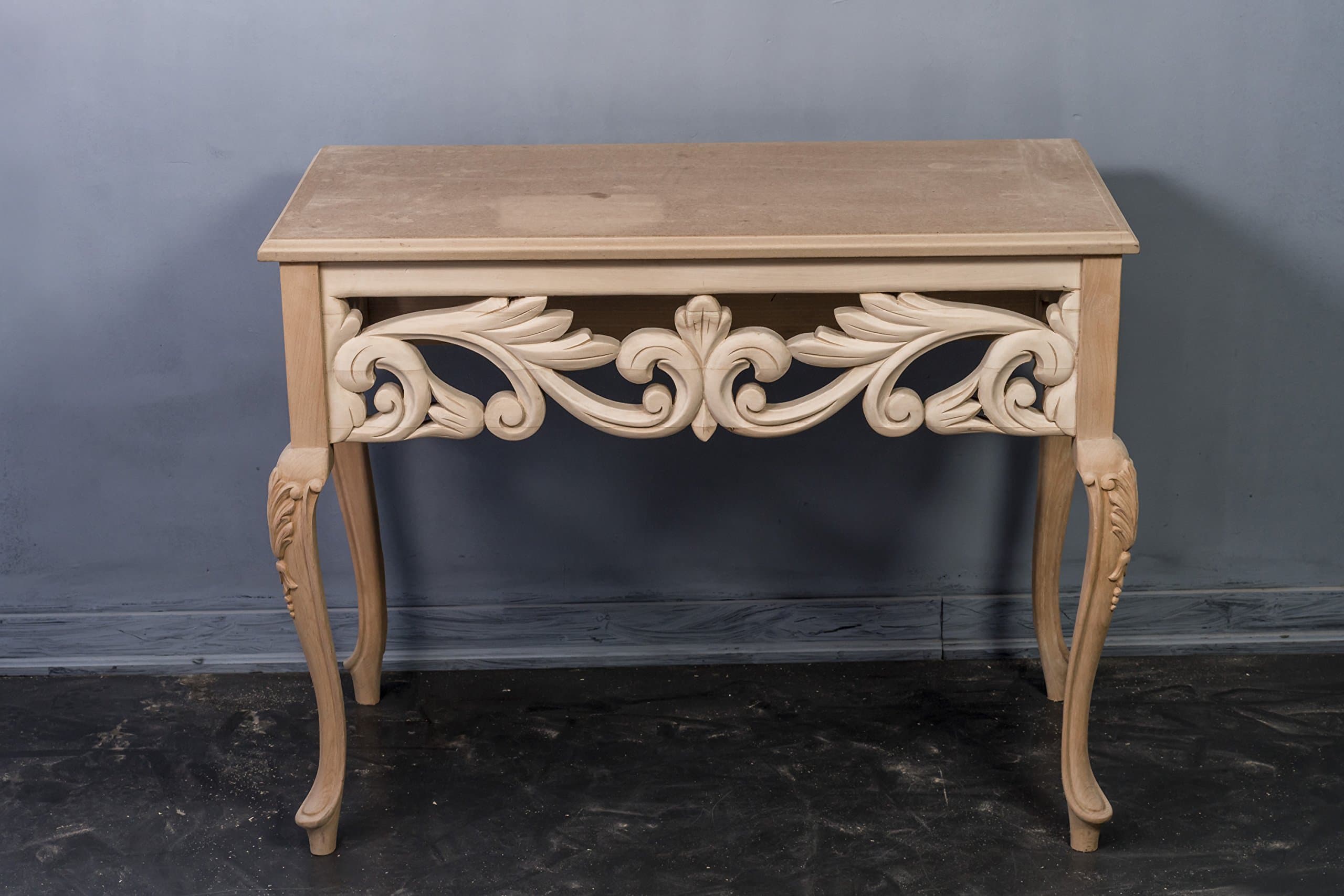 Hand Carved Semi-finished Coffee Table/Dresser