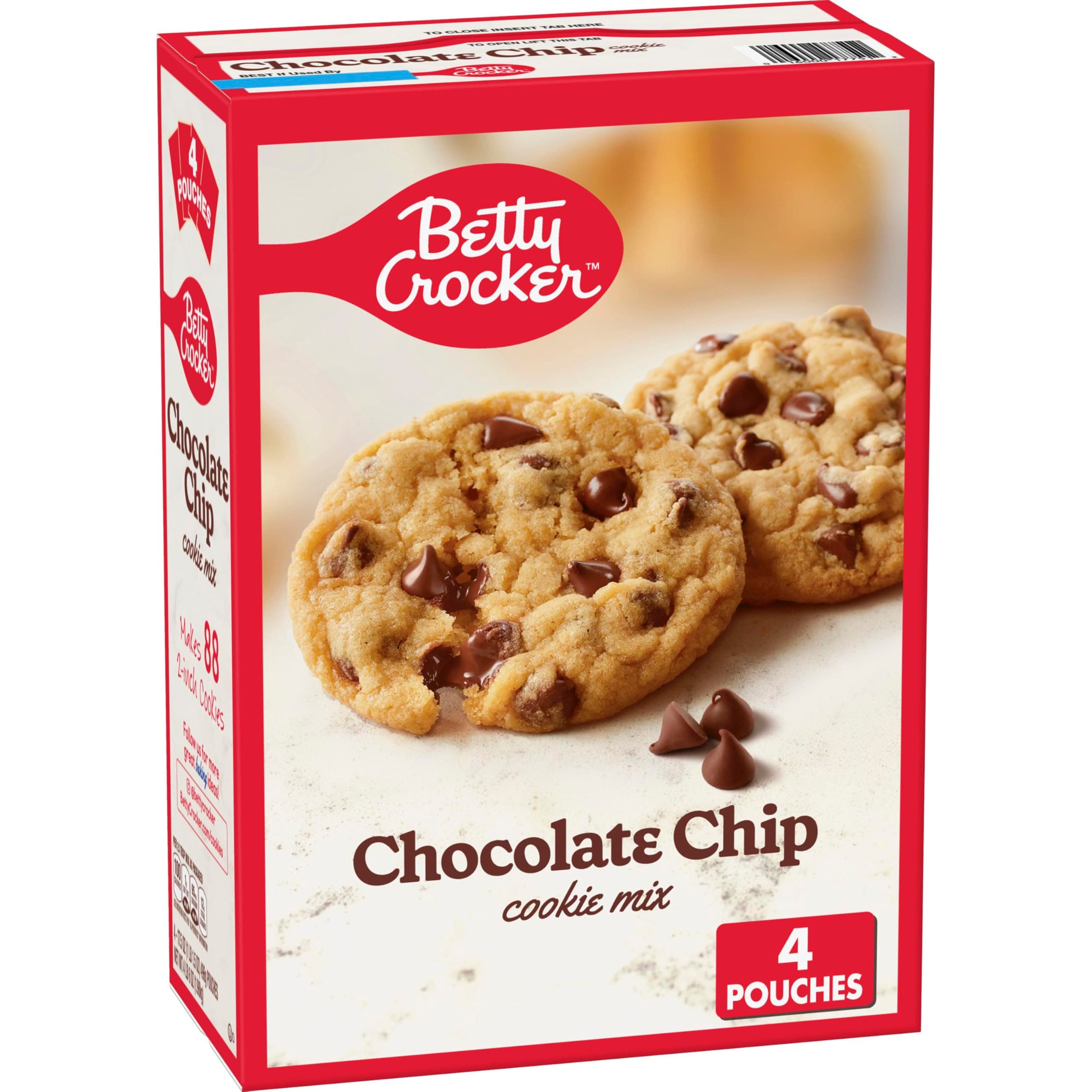 Chocolate Chip Cookie Mix, 4 Pouches, Makes 88 Cookies, 4 lb. 6 oz.