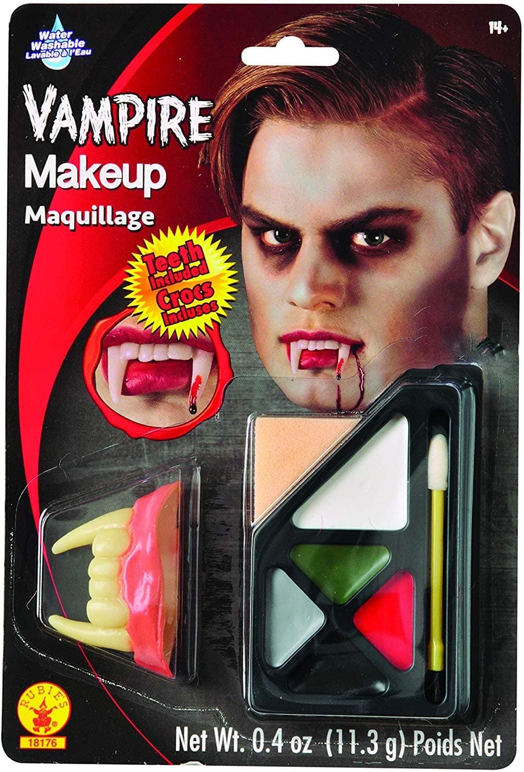 Rubies Vampire Makeup Kit for Adults, Unisex One Size