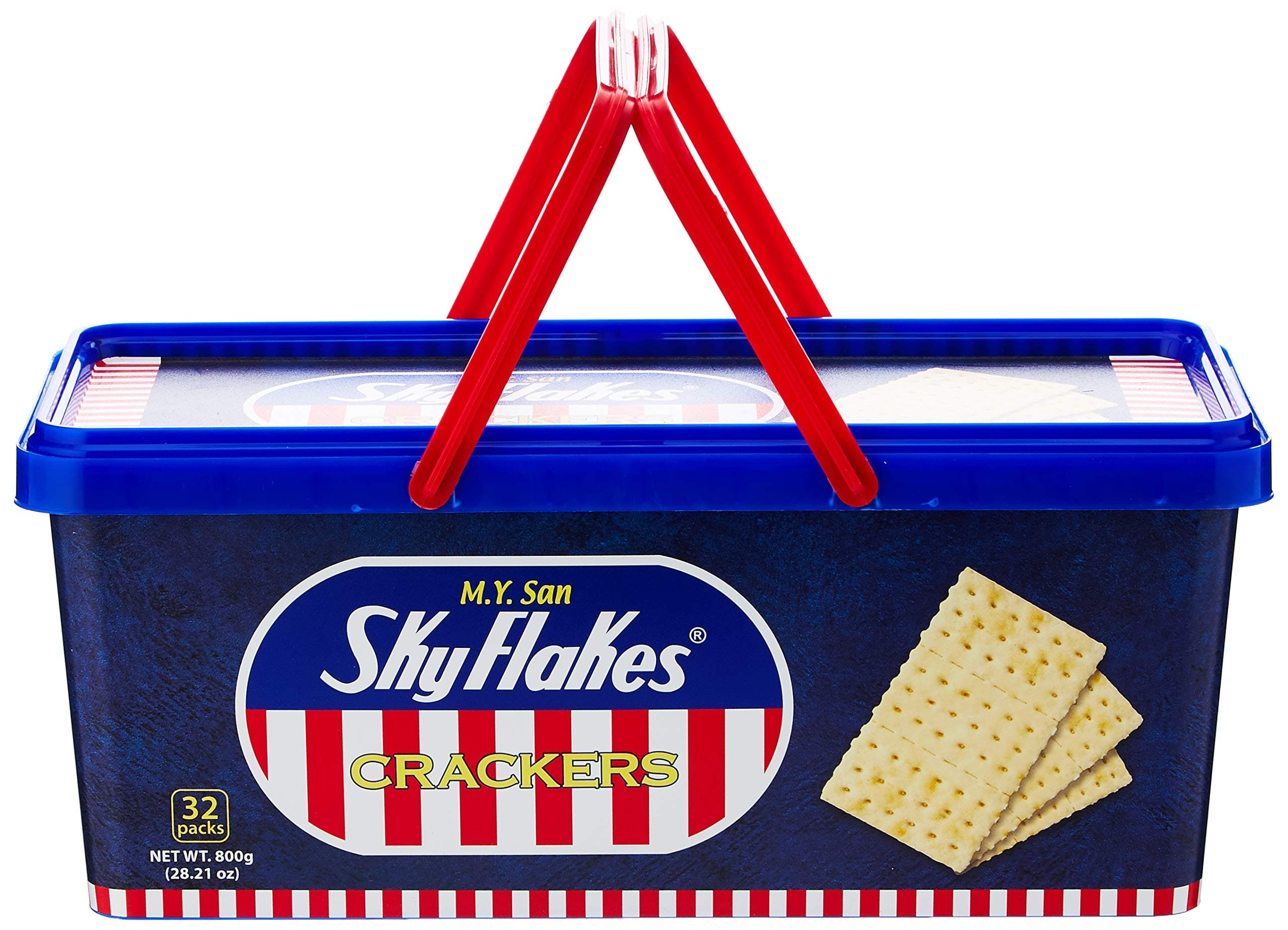 M.Y. San Skyflakes Cracker in Plastic Pail 800 g