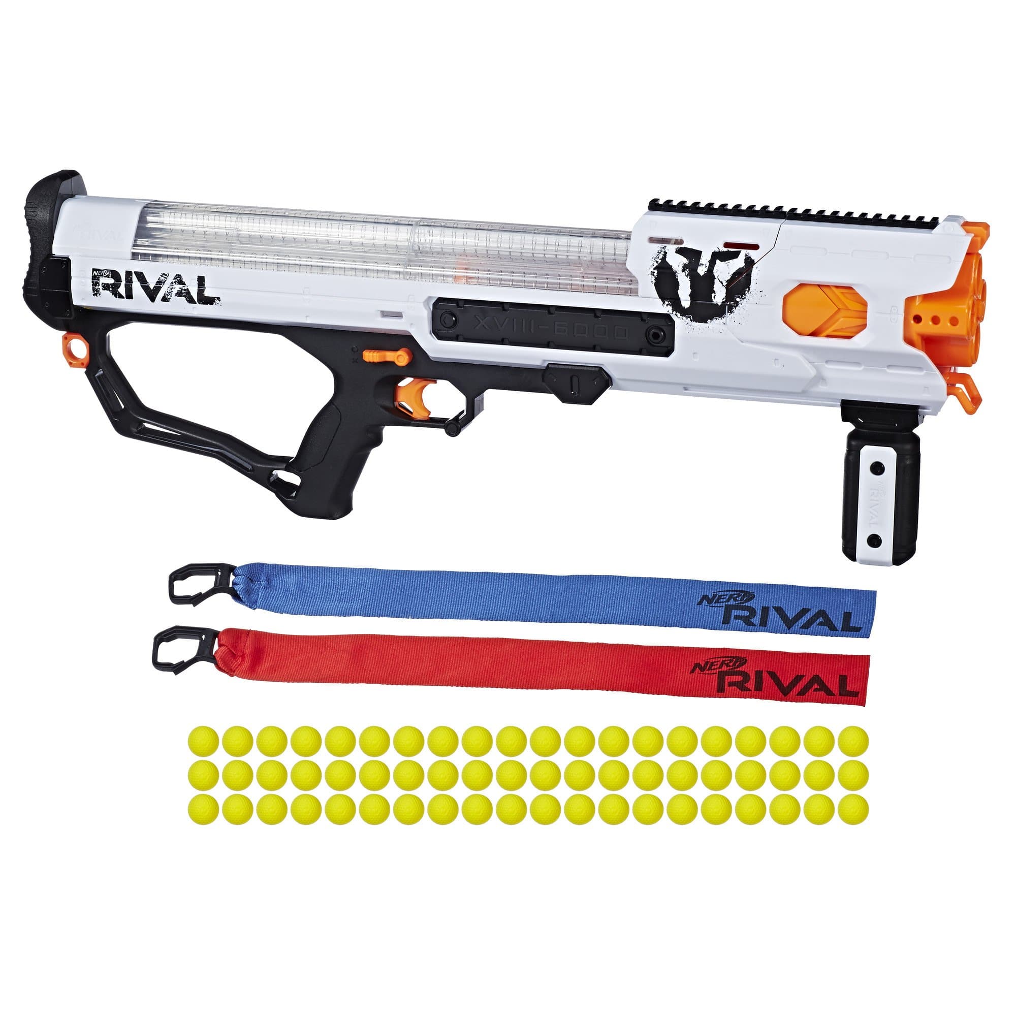 Rival Phantom Corps Hades XVIII-6000 Blaster with Rival Ammo and Colored Flags for Ages 14+ (Amazon Exclusive)