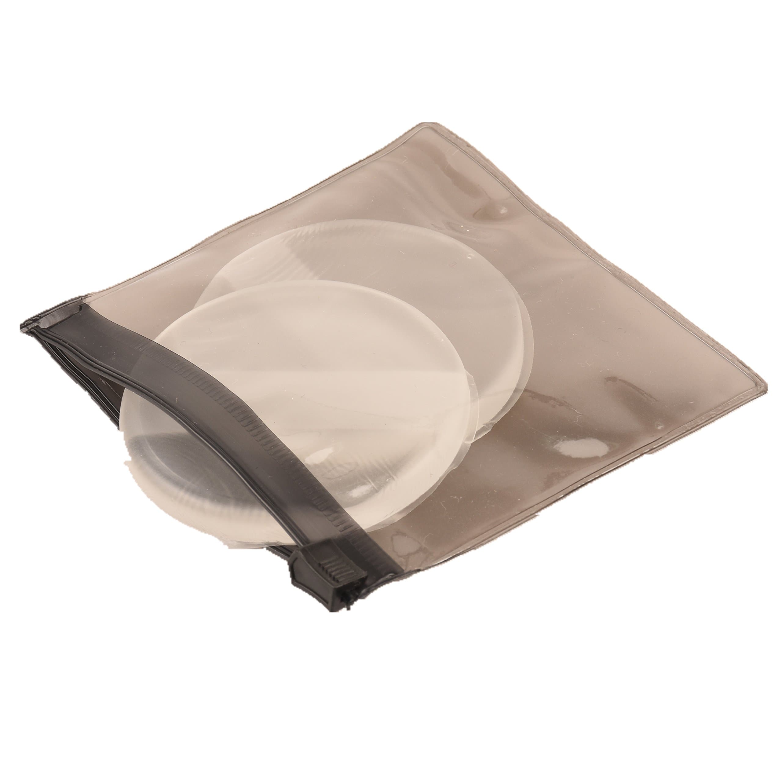 Silicone Makeup Puff,Transparent Make-Up Sponge, Washable Beauty Makeup Pad Make-Up Blender for BB creams, Concealer 2PCS