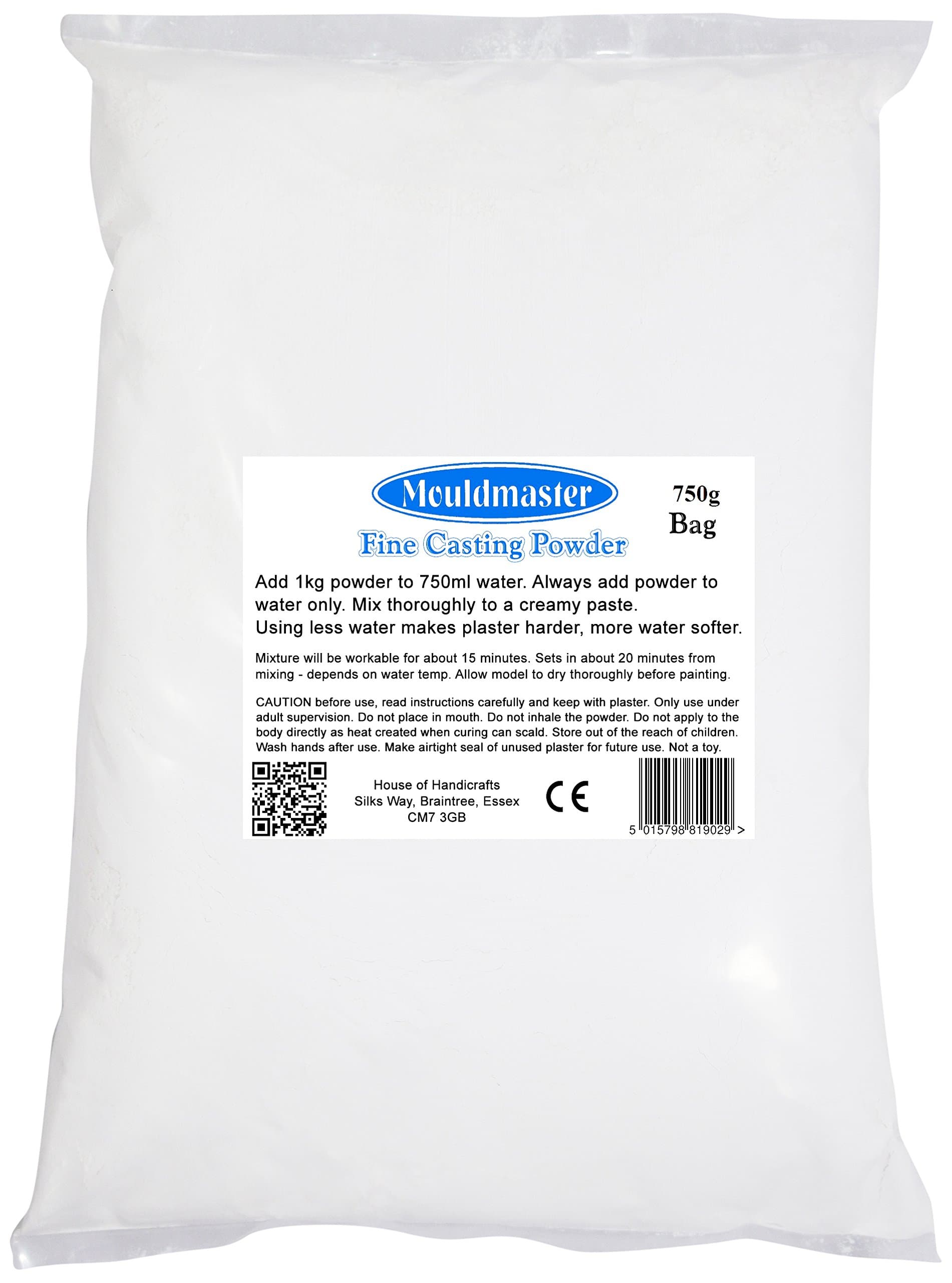 Mouldmaster 750 g Plaster of Paris, White