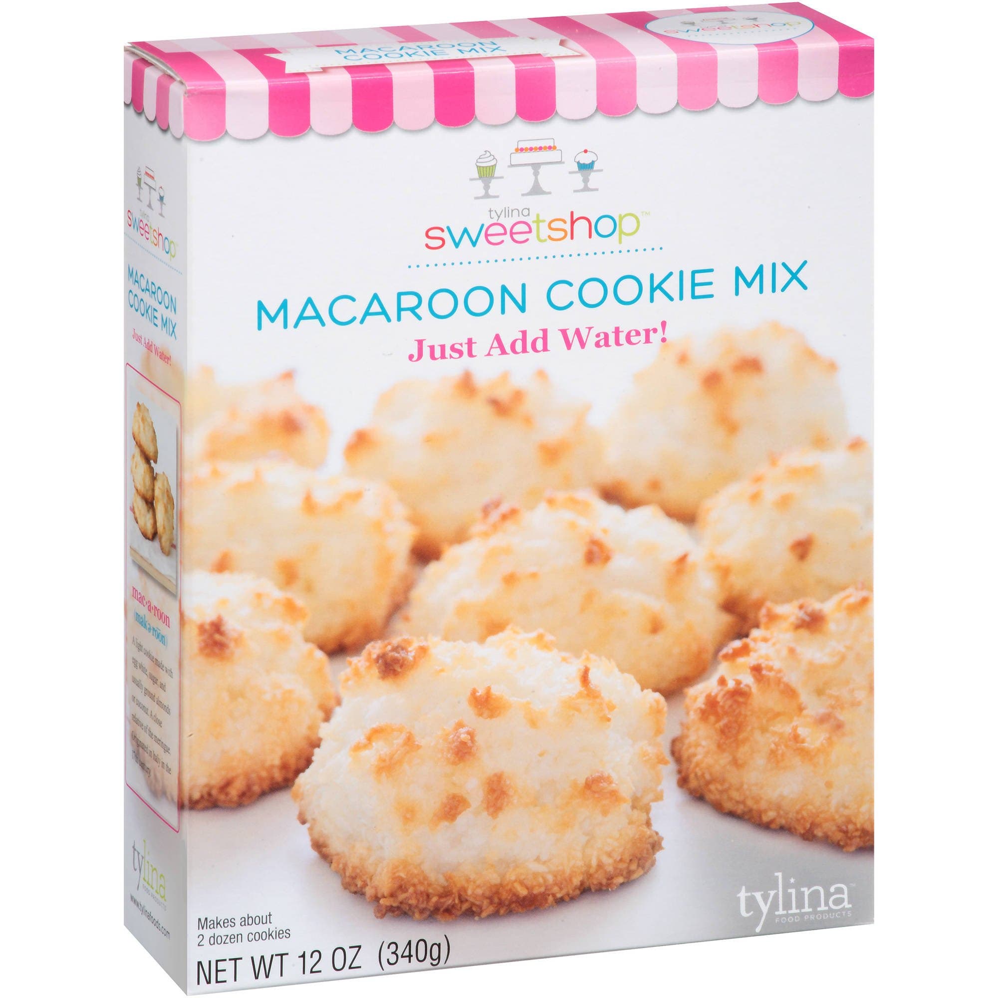 Tylina Sweetshop Macaroon Cookie Mix, 340 Gram Box