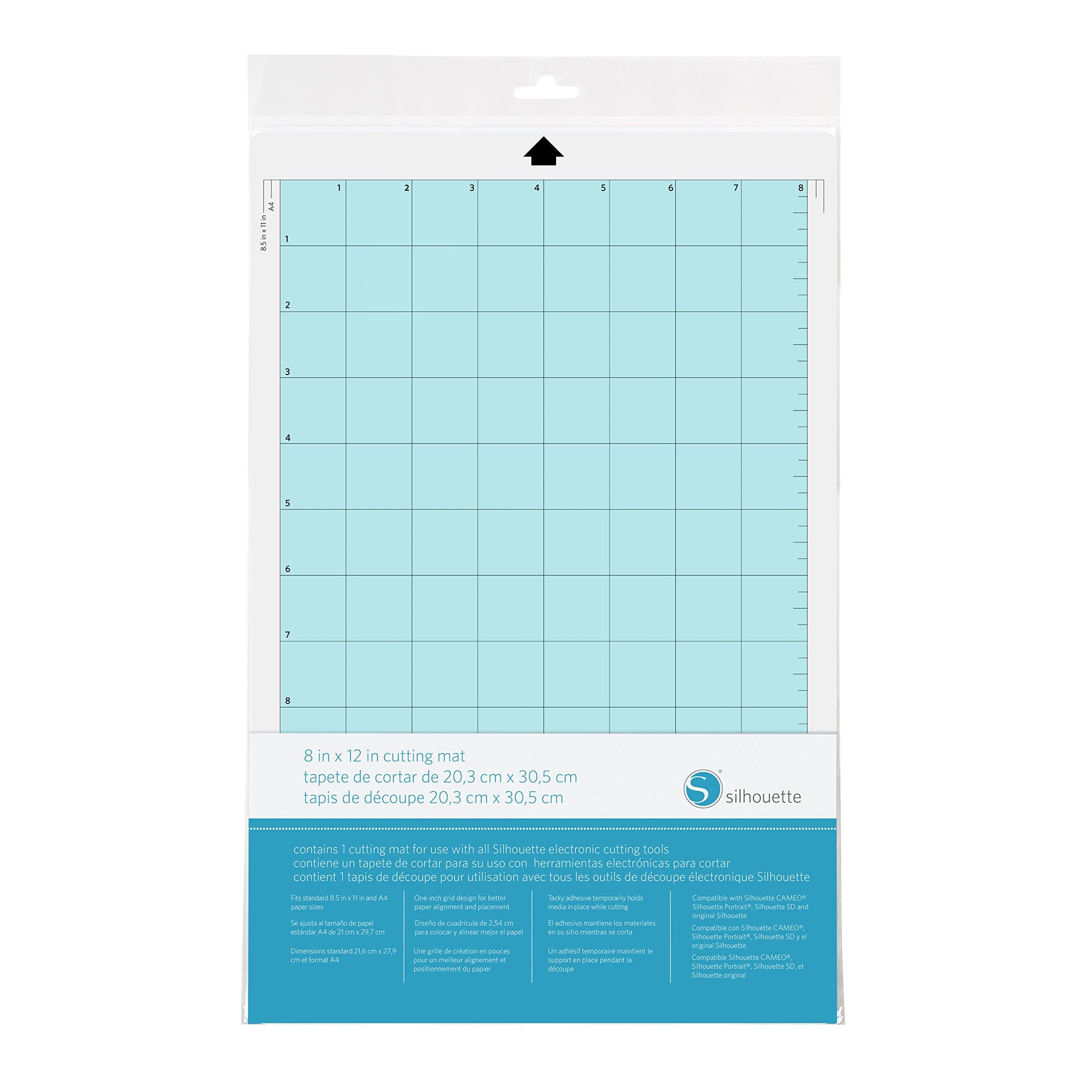 Silhouette America Silhouette Portrait Cutting Mat, Medium, Blue