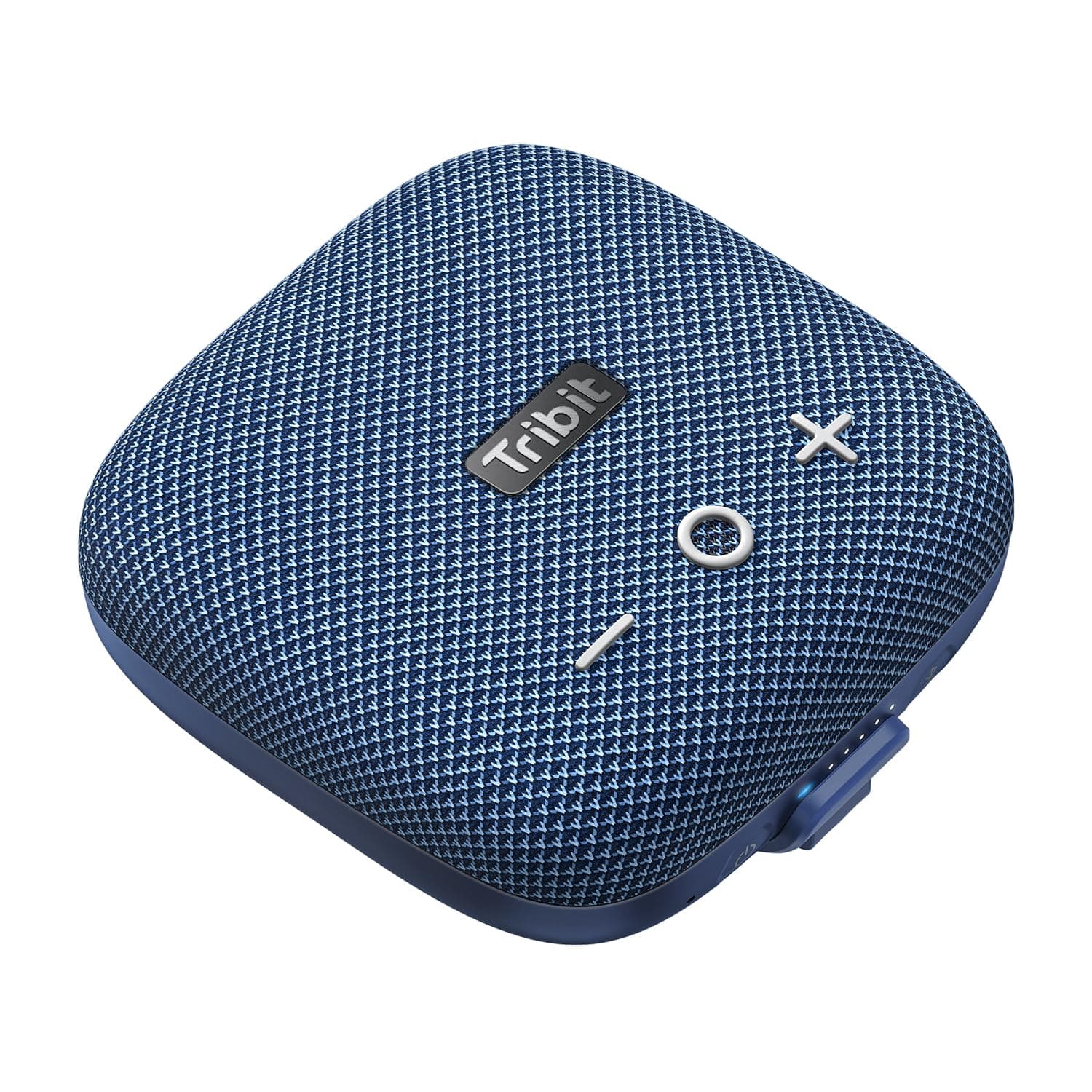 StormBox Micro 2 Portable Speaker: 90dB Loud Sound Deep Bass IP67 Waterproof Small Speaker Built-in Strap, 12H Playtime for Outdoor Camping Biking, 150ft Range (Pure Blue)